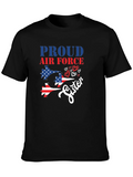 Proud Air Force Sister T-Shirt - Patriotic Tee product image 1