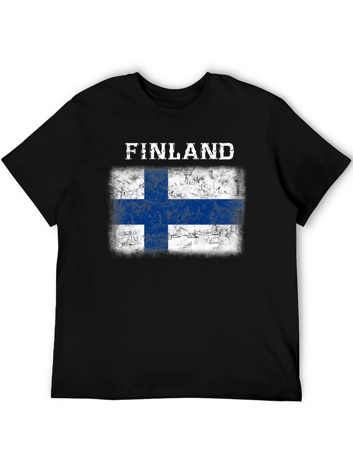 Finland Flag T-Shirt - Distressed Grunge Design product image 4