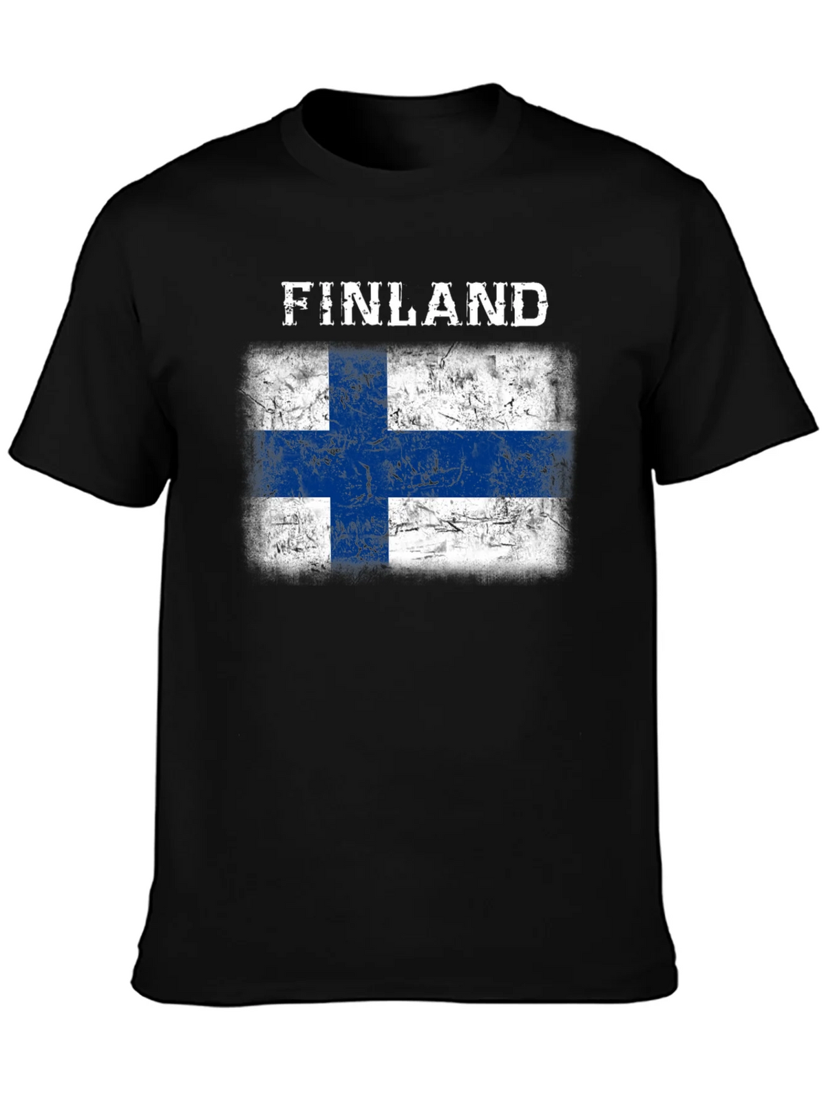 Finland Flag T-Shirt - Distressed Grunge Design product image 3
