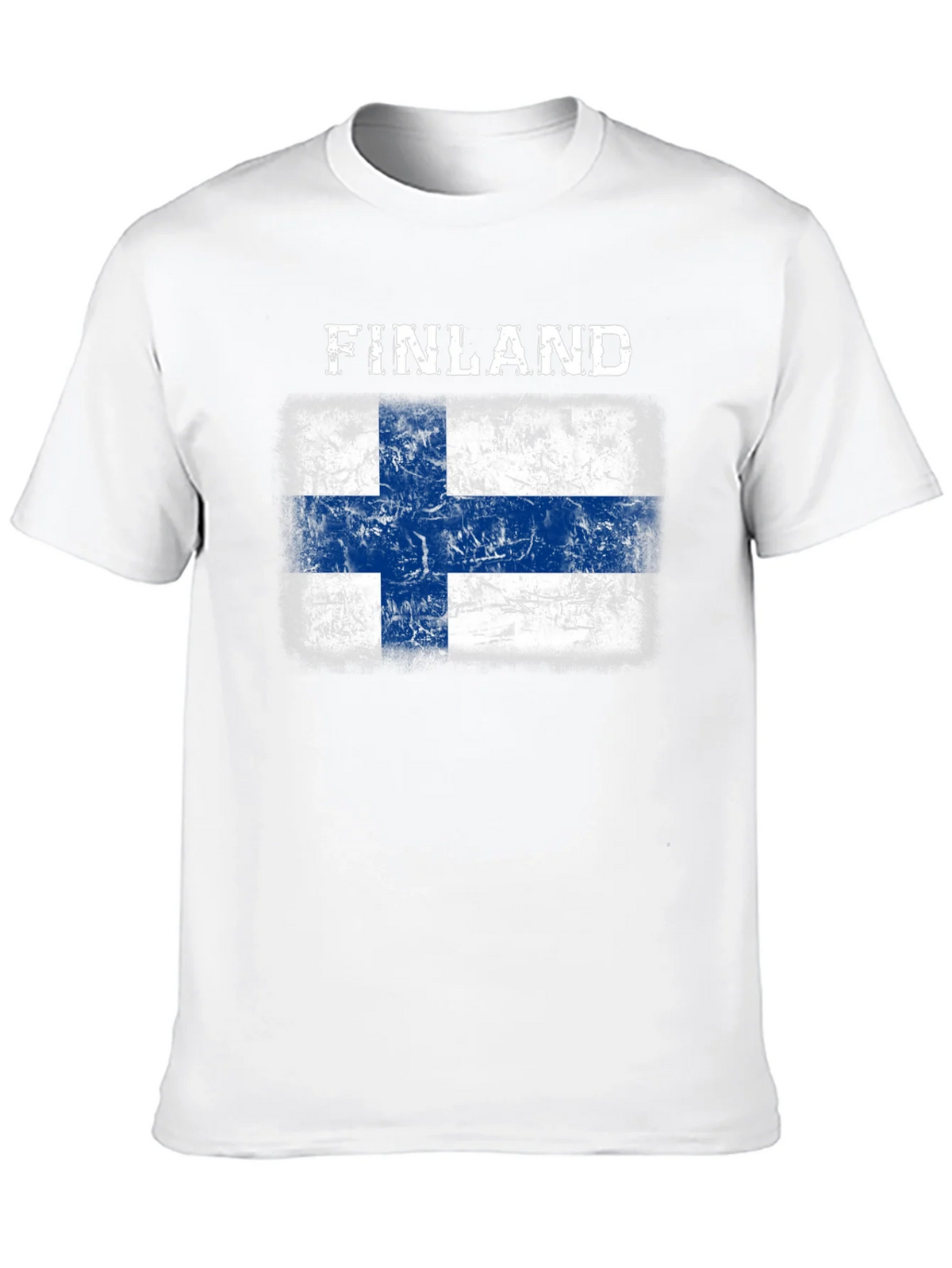 Finland Flag T-Shirt - Distressed Grunge Design product image 7