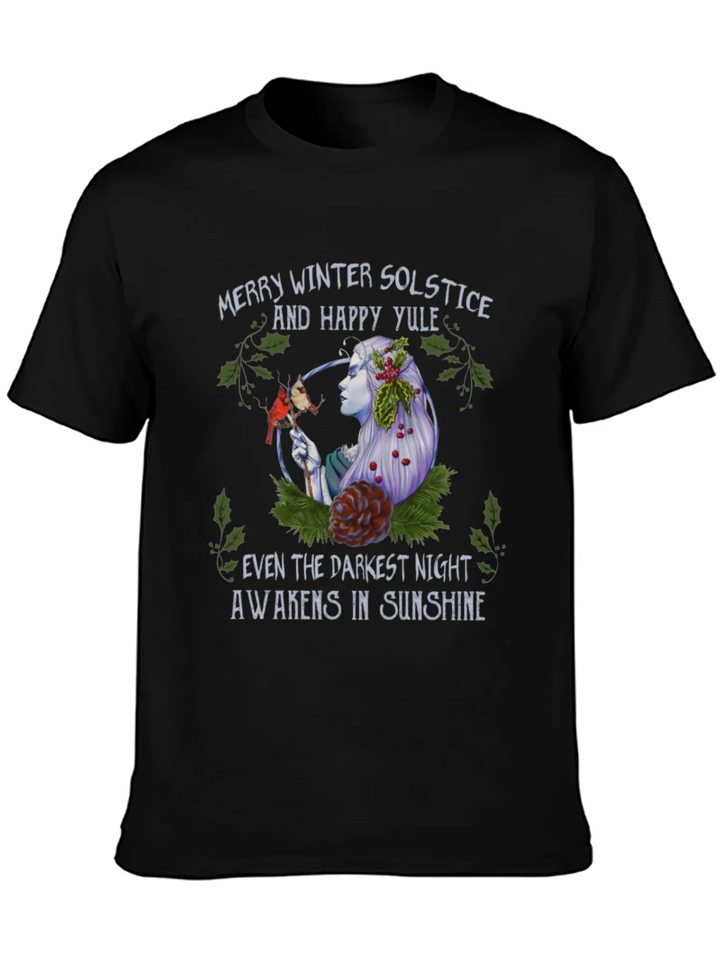 Winter Solstice T-Shirt - Merry Yule product image 3