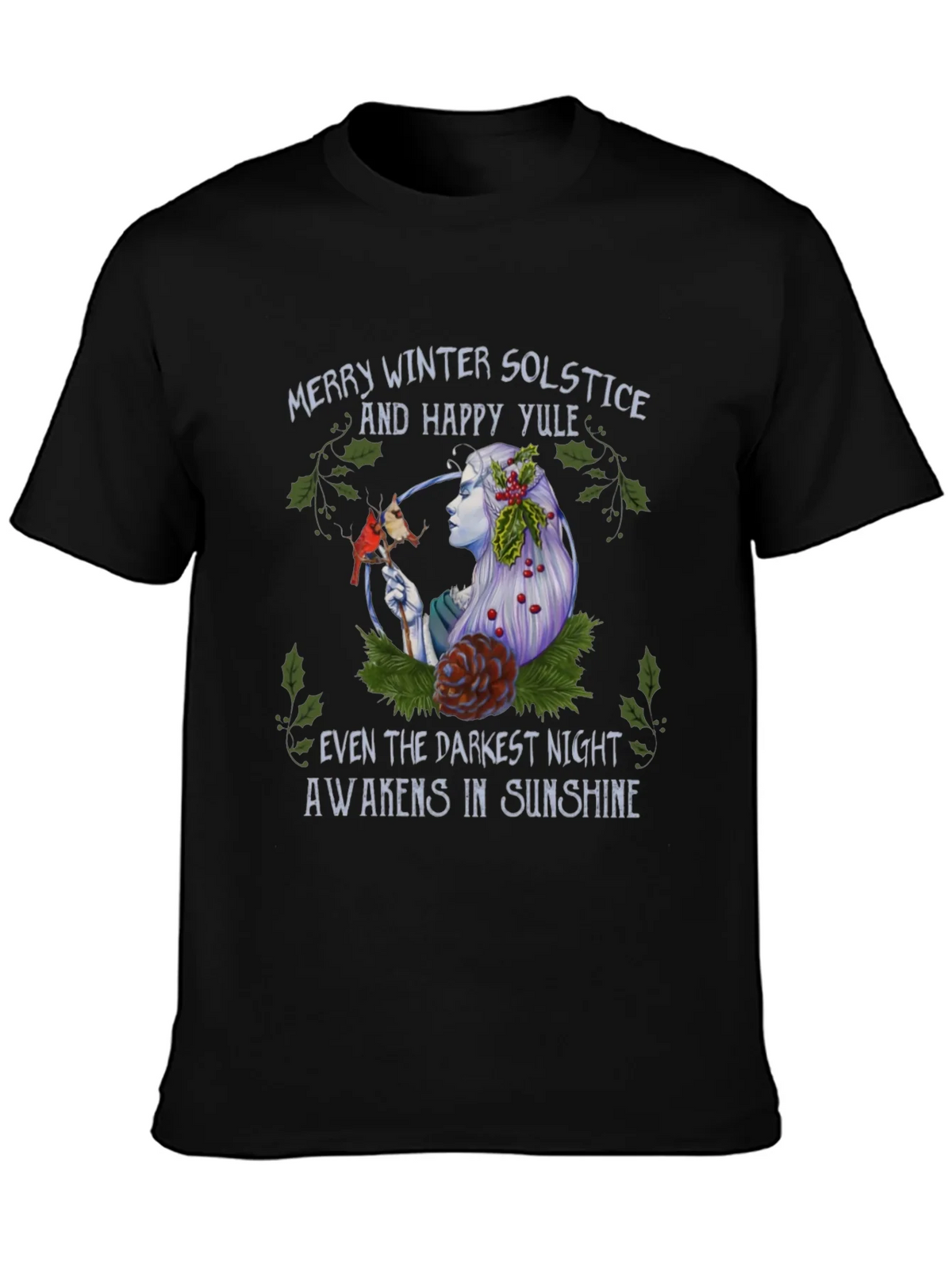 Winter Solstice T-Shirt - Merry Yule product image 3