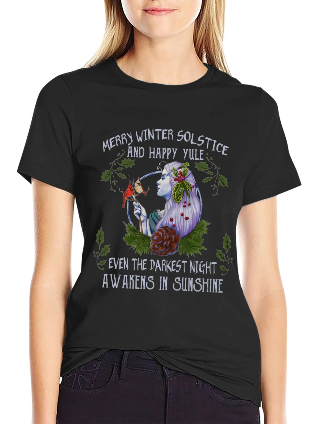 Winter Solstice T-Shirt - Merry Yule product image 2