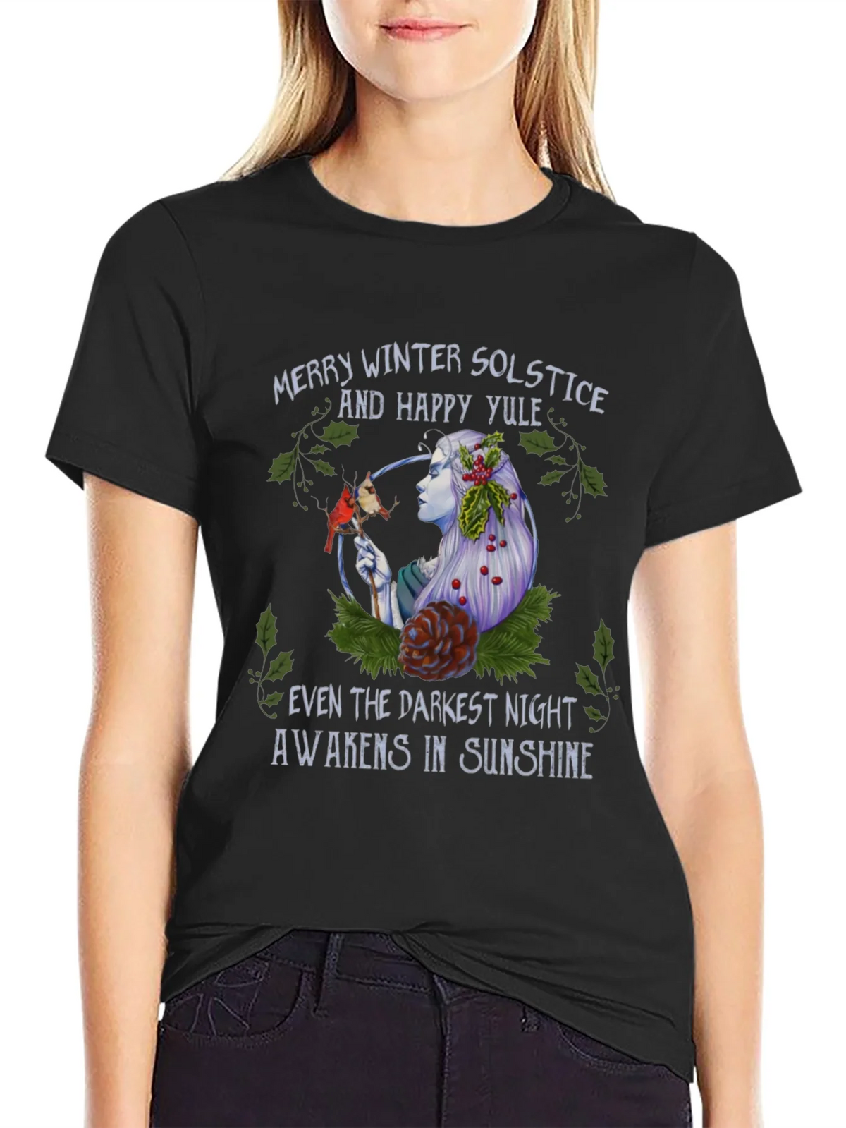 Winter Solstice T-Shirt - Merry Yule product image 2