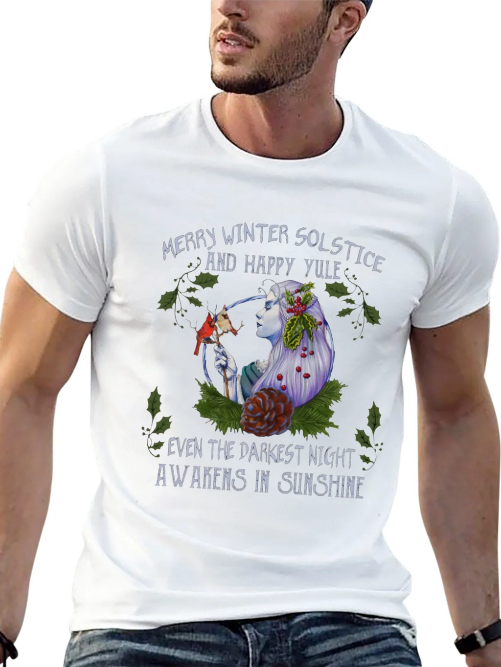 Winter Solstice T-Shirt - Merry Yule product image 12