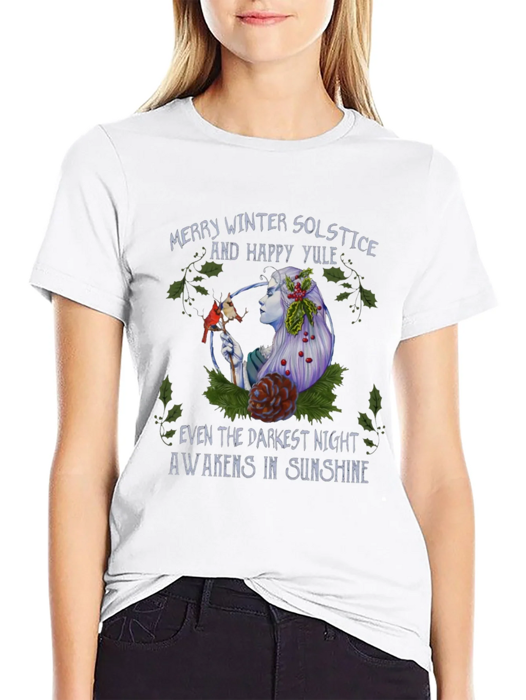 Winter Solstice T-Shirt - Merry Yule product image 8