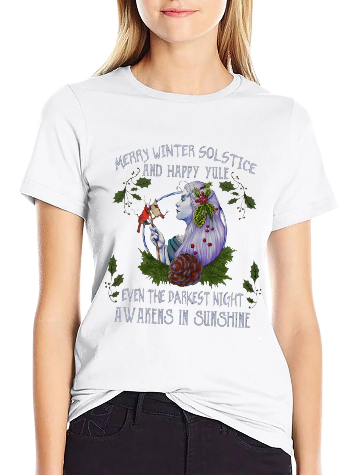 Winter Solstice T-Shirt - Merry Yule product image 8