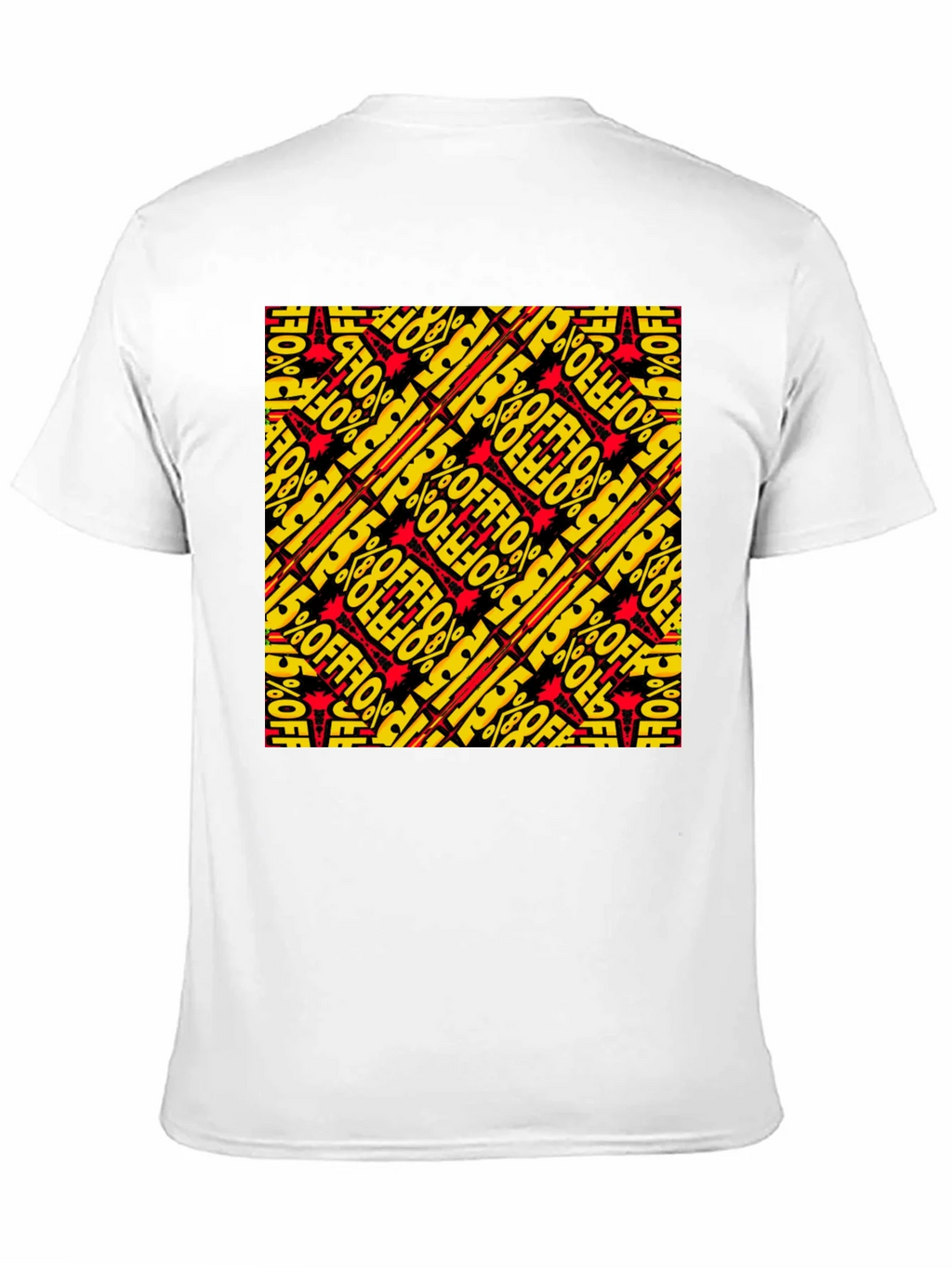 Bold 15% Off Patterned Black T-Shirt product image 10