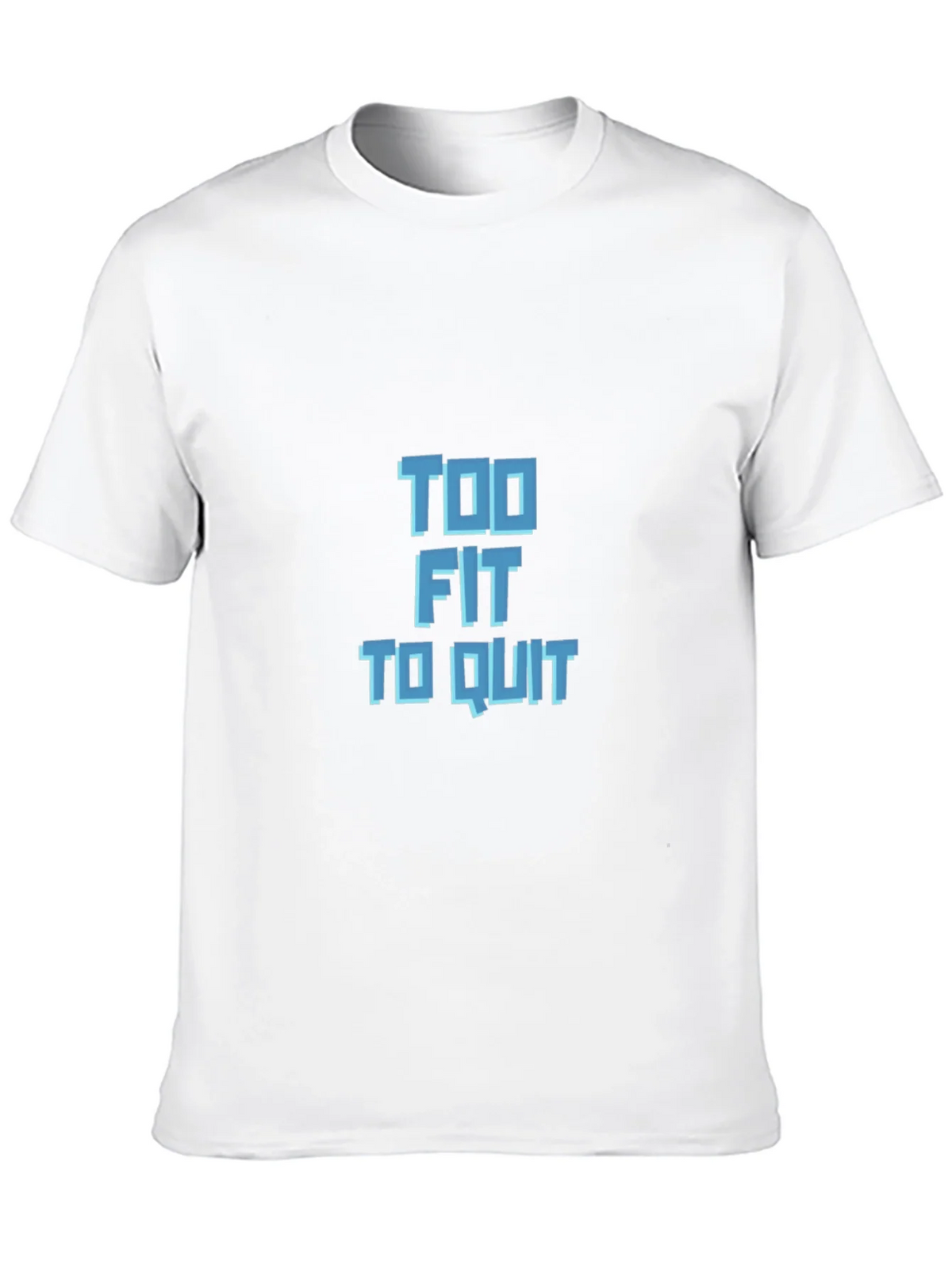 Too Fit to Quit Graphic Tee - Black product image 9