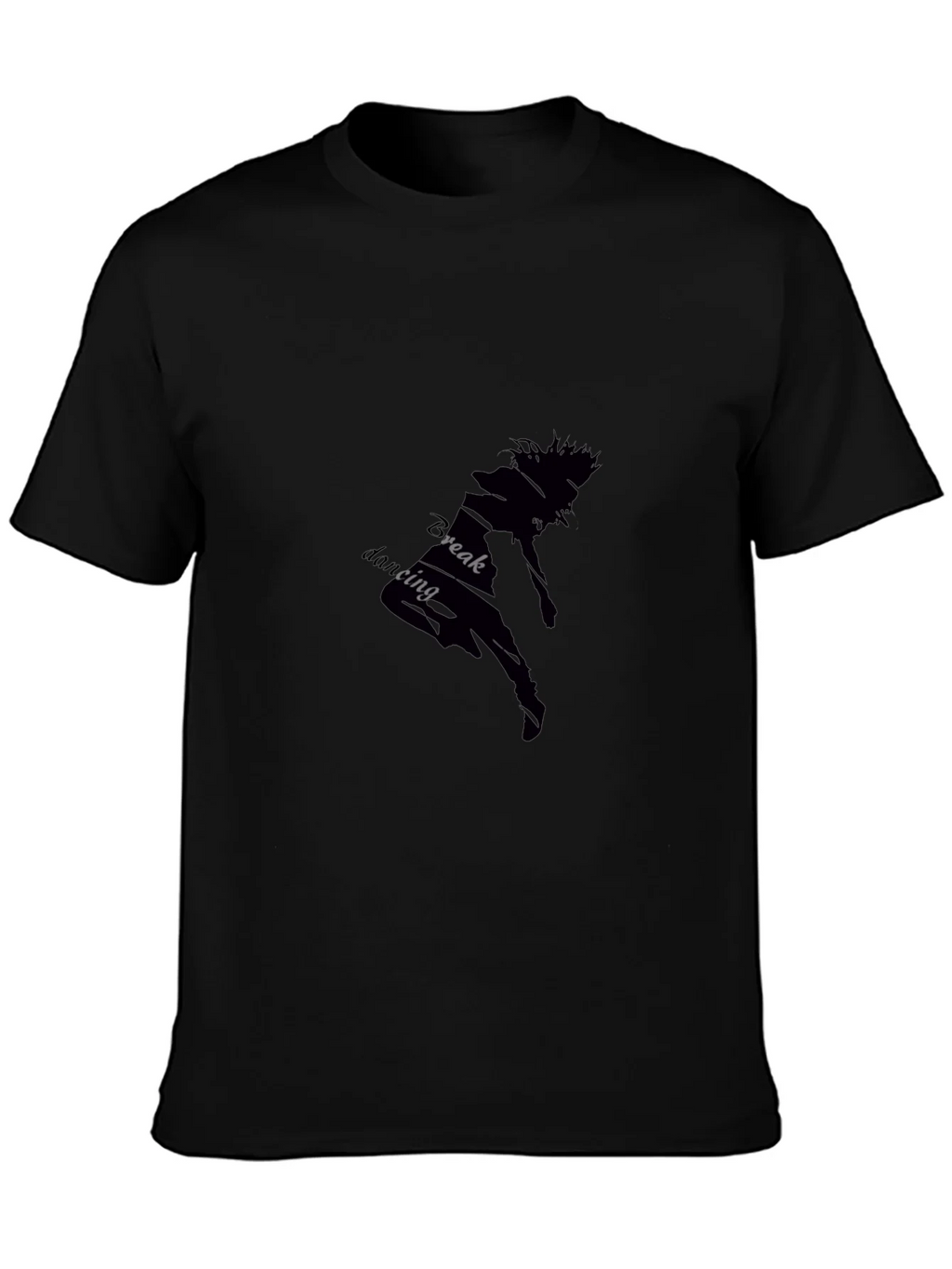 Breakdancing Graphic Black Tee product image 1