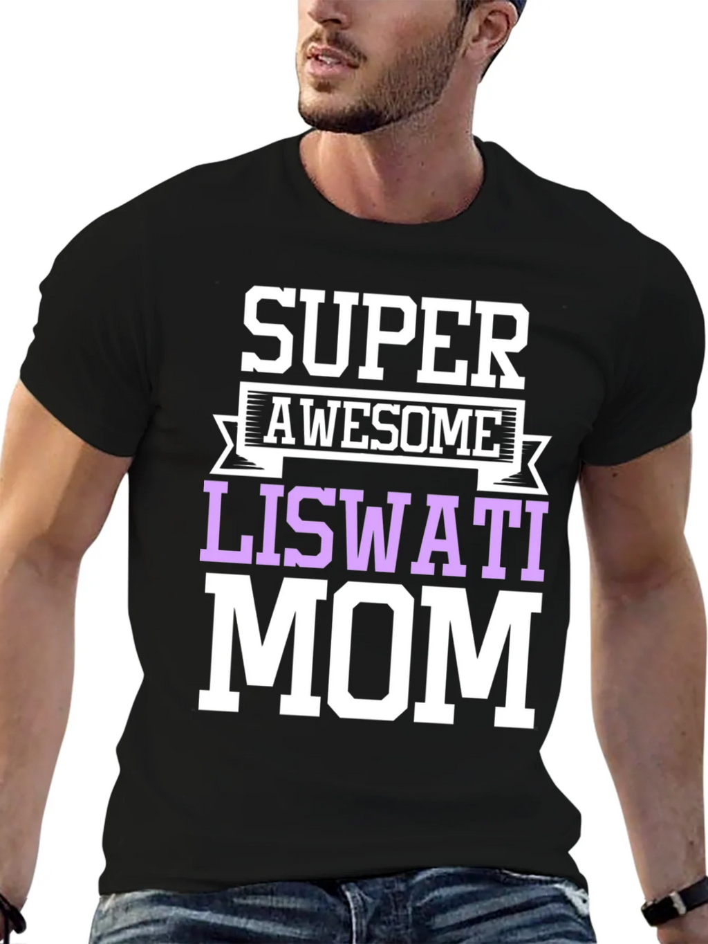Super Awesome Liswati Mom Graphic Tee product image 6