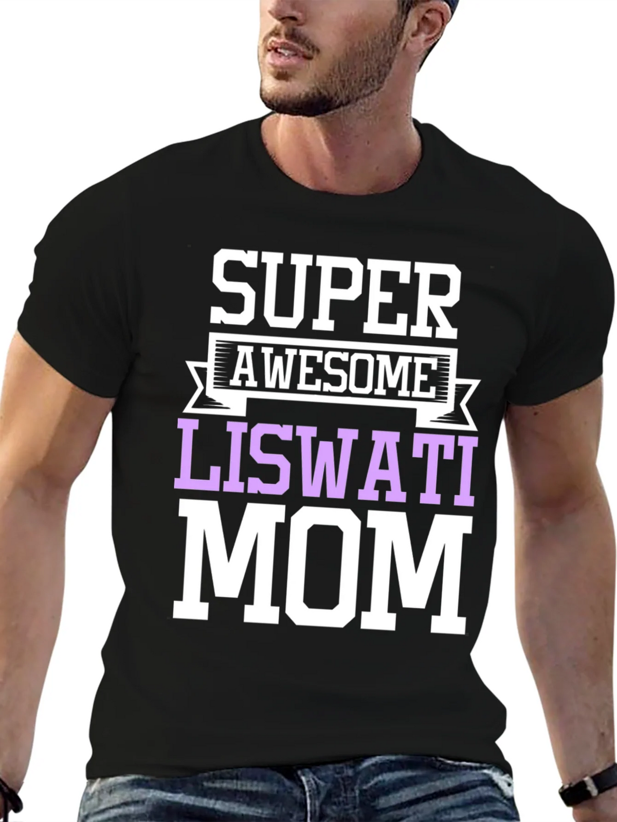 Super Awesome Liswati Mom Graphic Tee product image 6