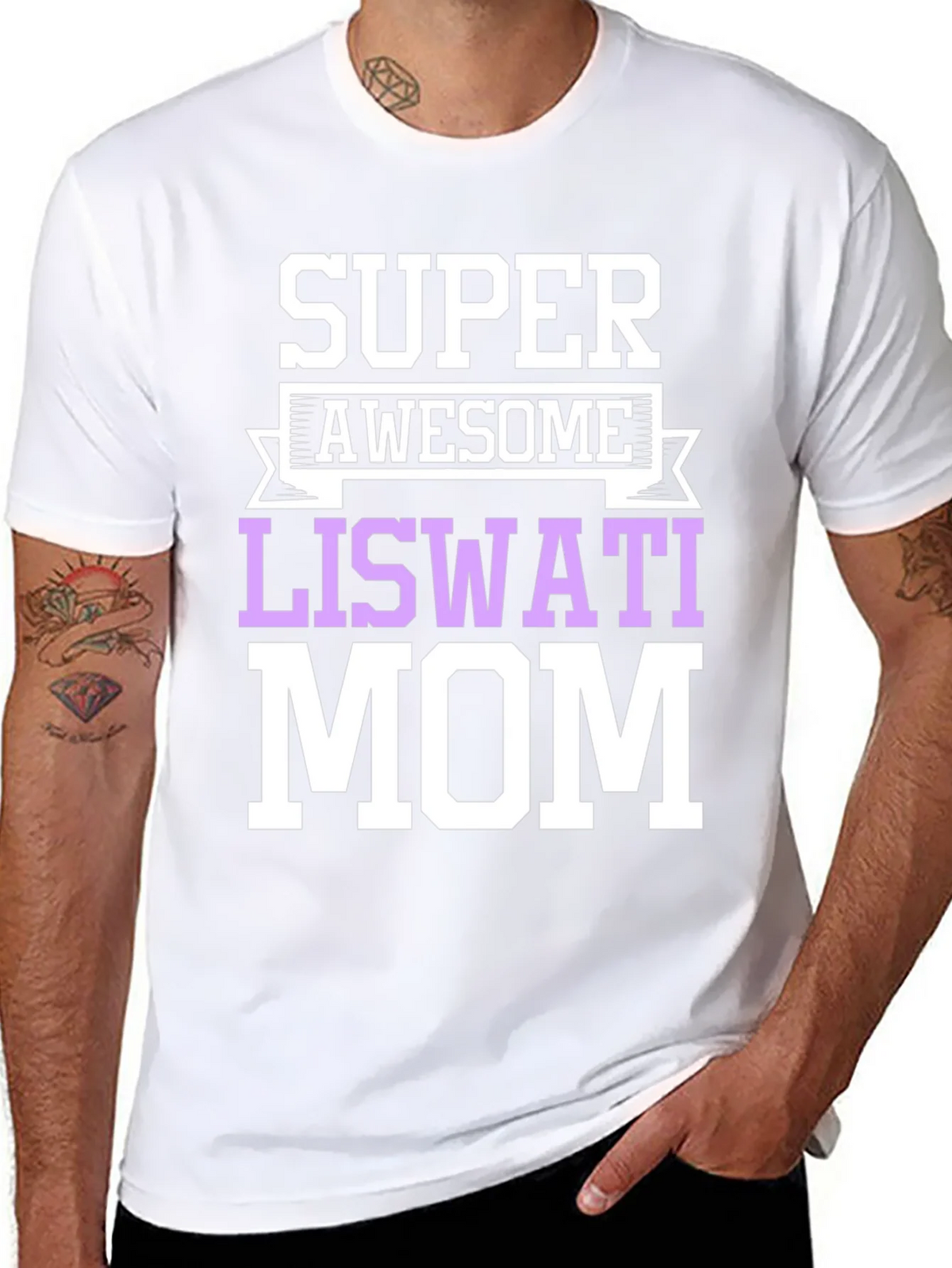 Super Awesome Liswati Mom Graphic Tee product image 7