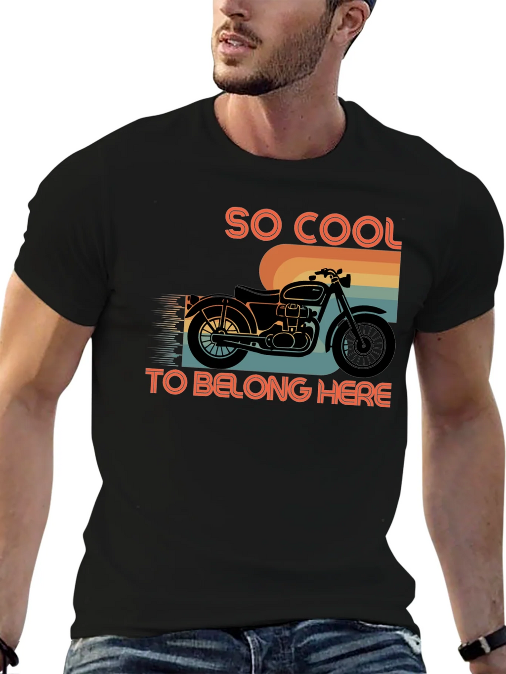 Vintage Motorcycle Graphic Tee - So Cool T-Shirt product image 6
