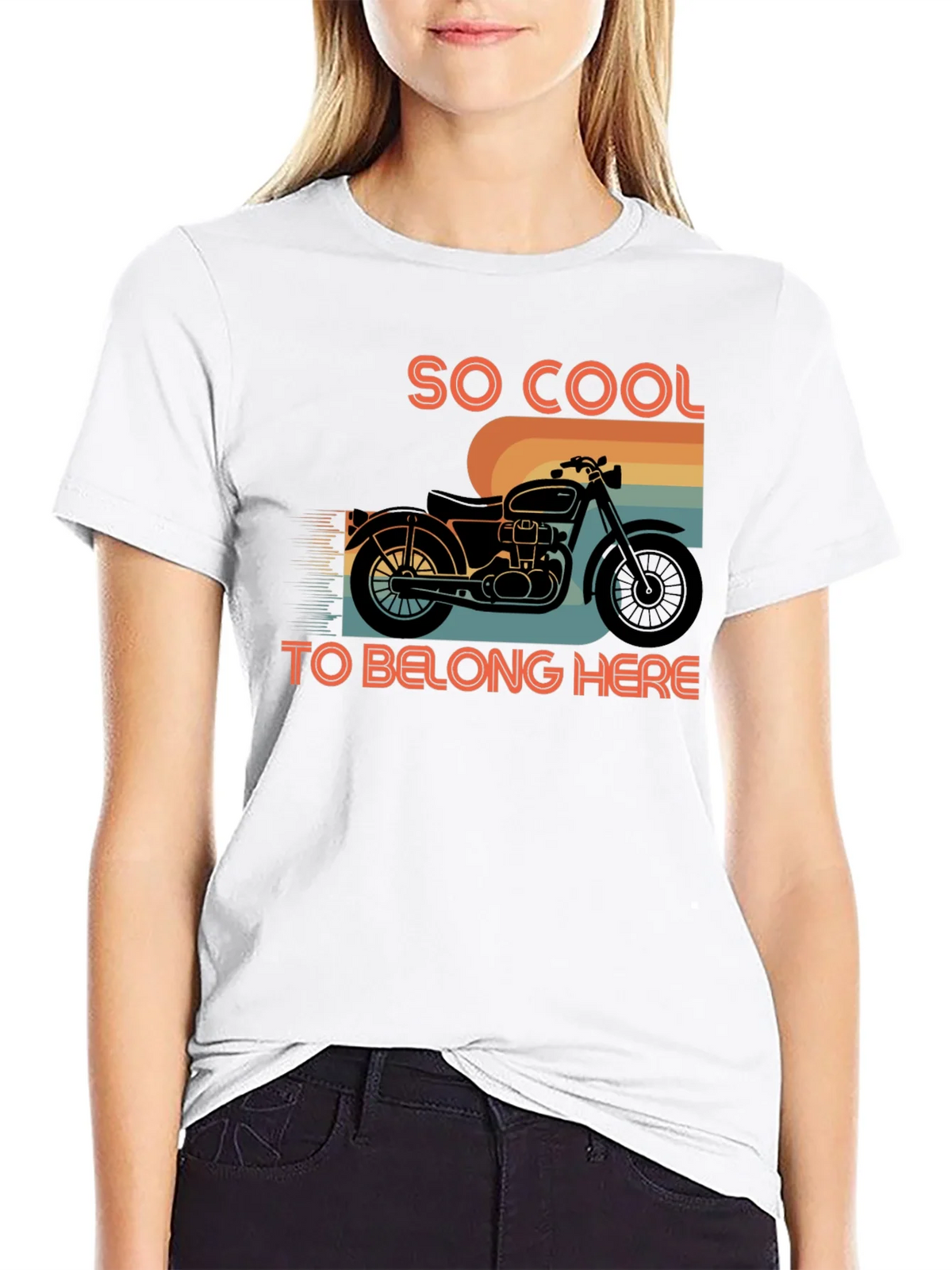 Vintage Motorcycle Graphic Tee - So Cool T-Shirt product image 8
