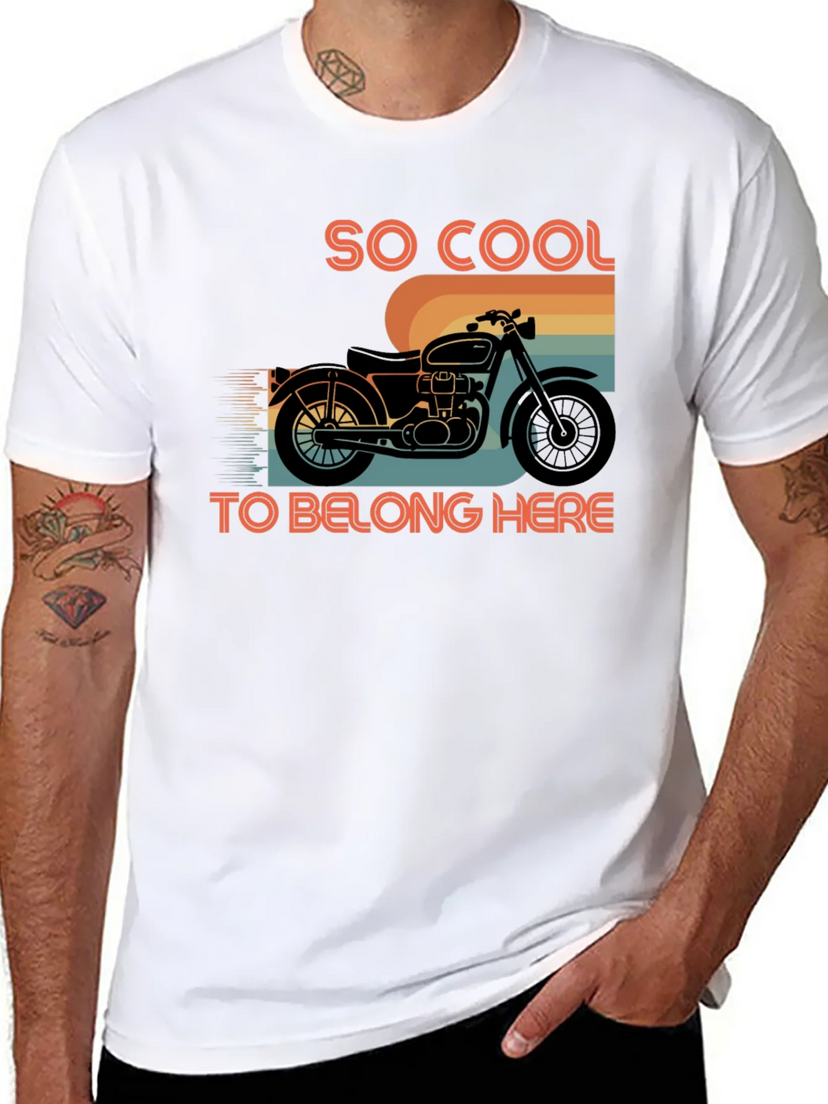 Vintage Motorcycle Graphic Tee - So Cool T-Shirt product image 7
