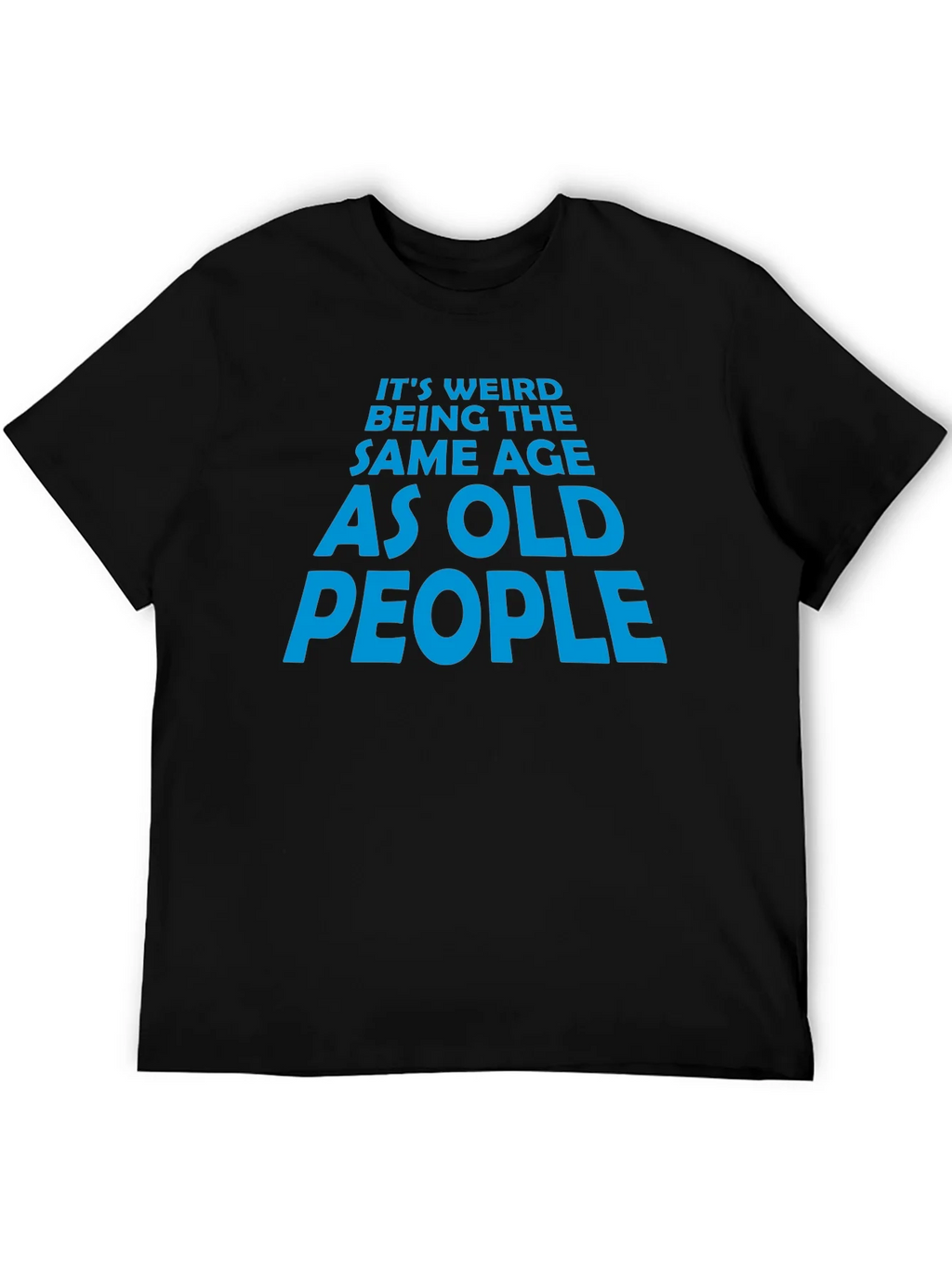 Funny Old People Graphic Tee - Black Cotton T-Shirt product image 5