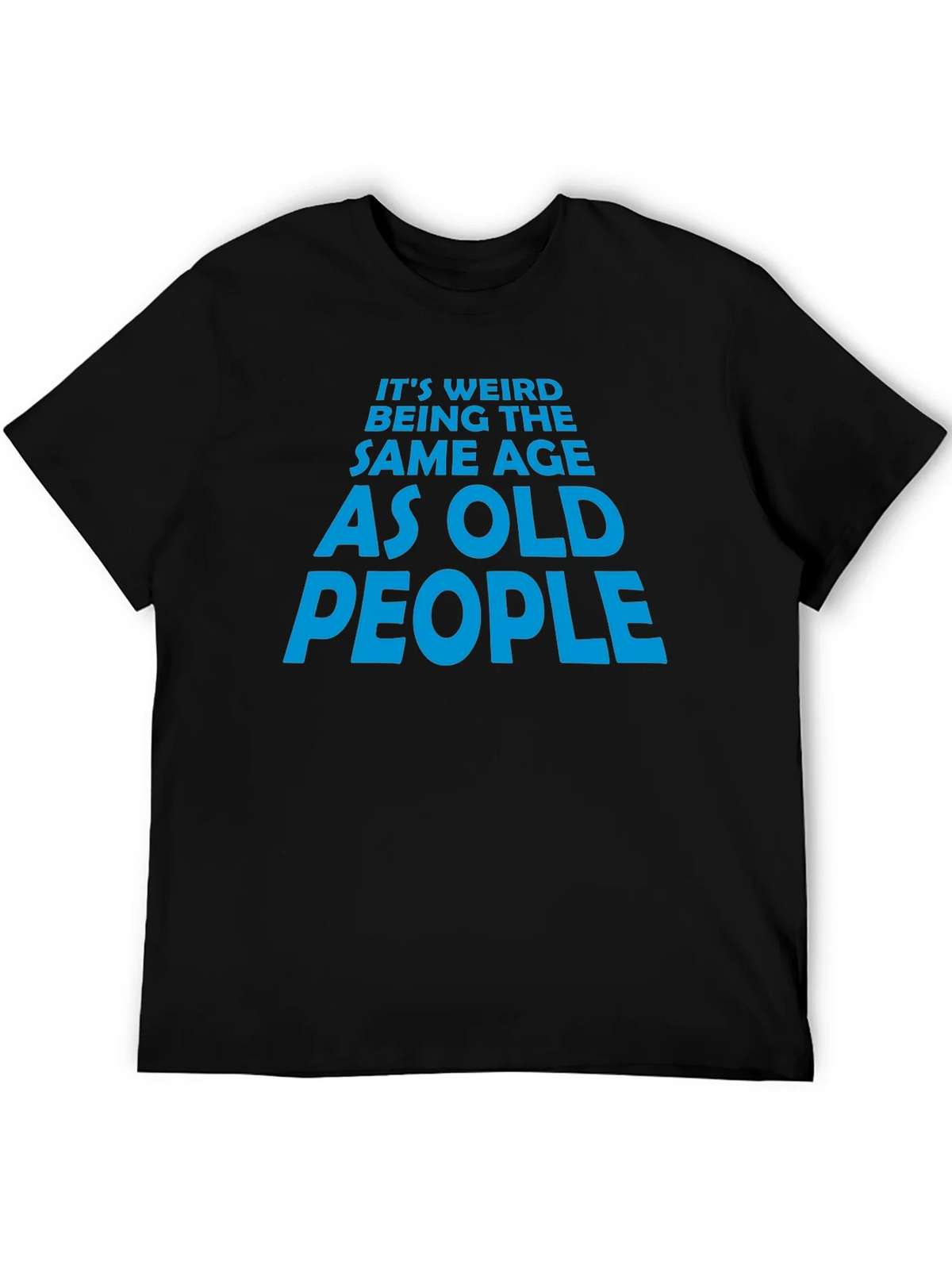 Funny Old People Graphic Tee - Black Cotton T-Shirt product image 5