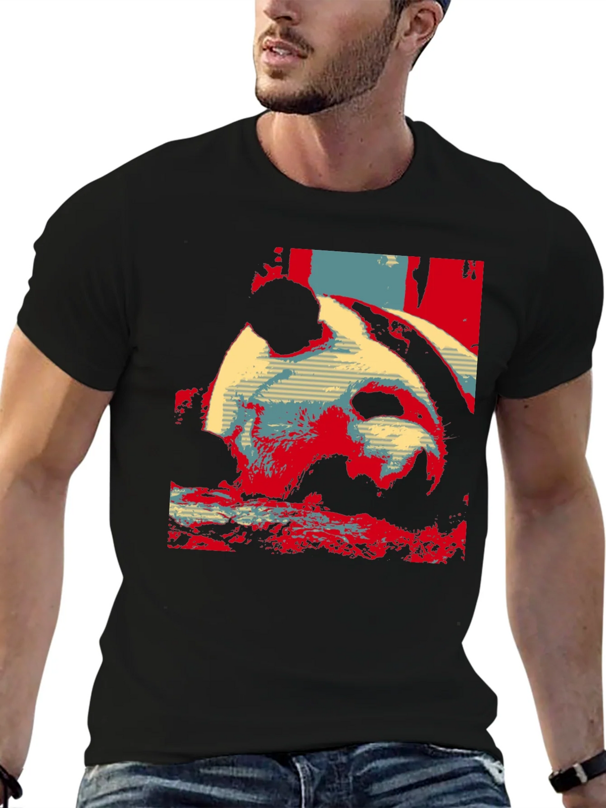 Panda Graphic Print T-Shirt product image 4