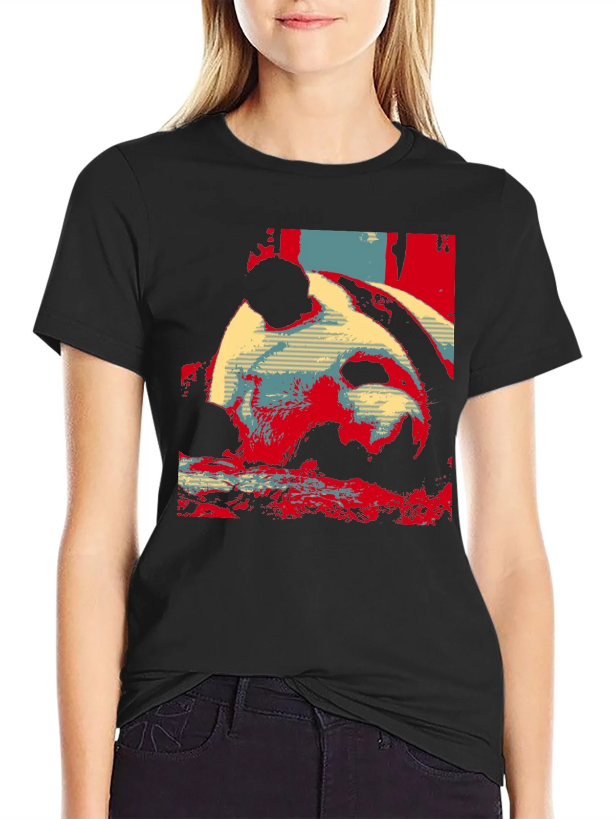 Panda Graphic Print T-Shirt product image 2
