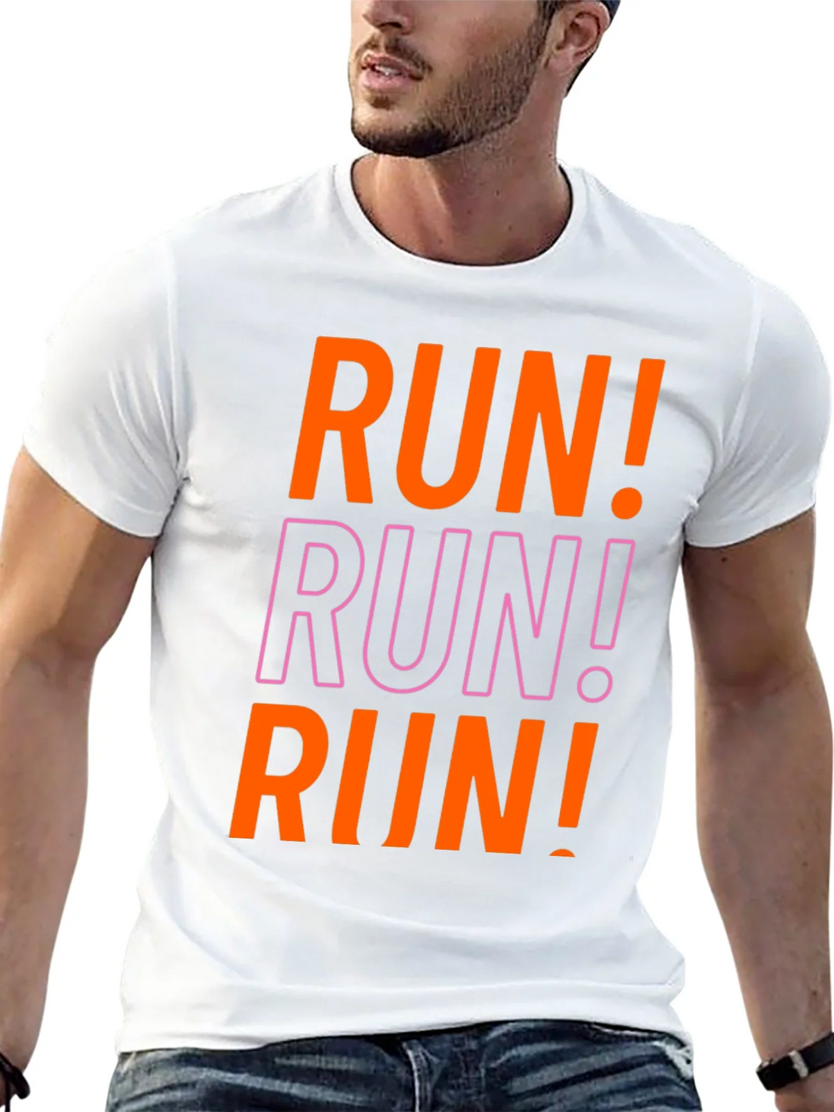 Bold RUN! Graphic Tee - Athletic Motivation product image 12