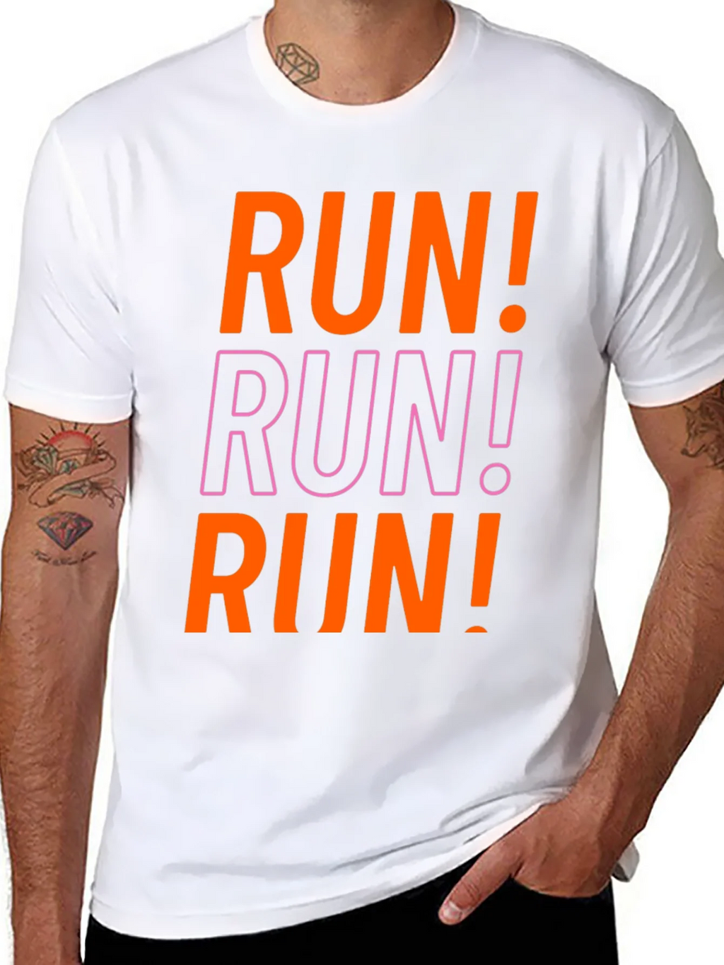 Bold RUN! Graphic Tee - Athletic Motivation product image 7