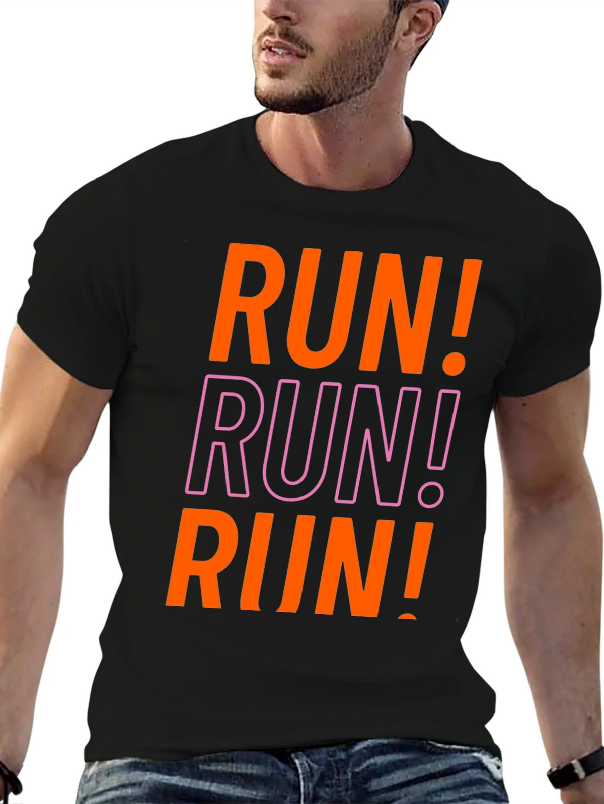 Bold RUN! Graphic Tee - Athletic Motivation product image 6