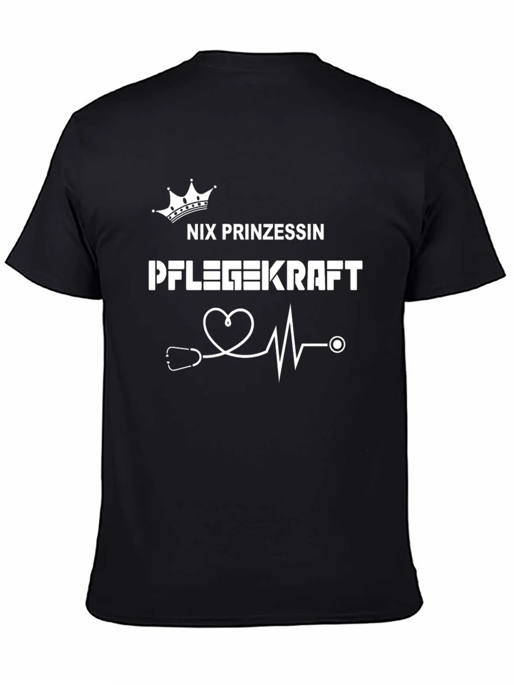 Nix Prinzessin Pflegekraft Nurse T-Shirt product image 3
