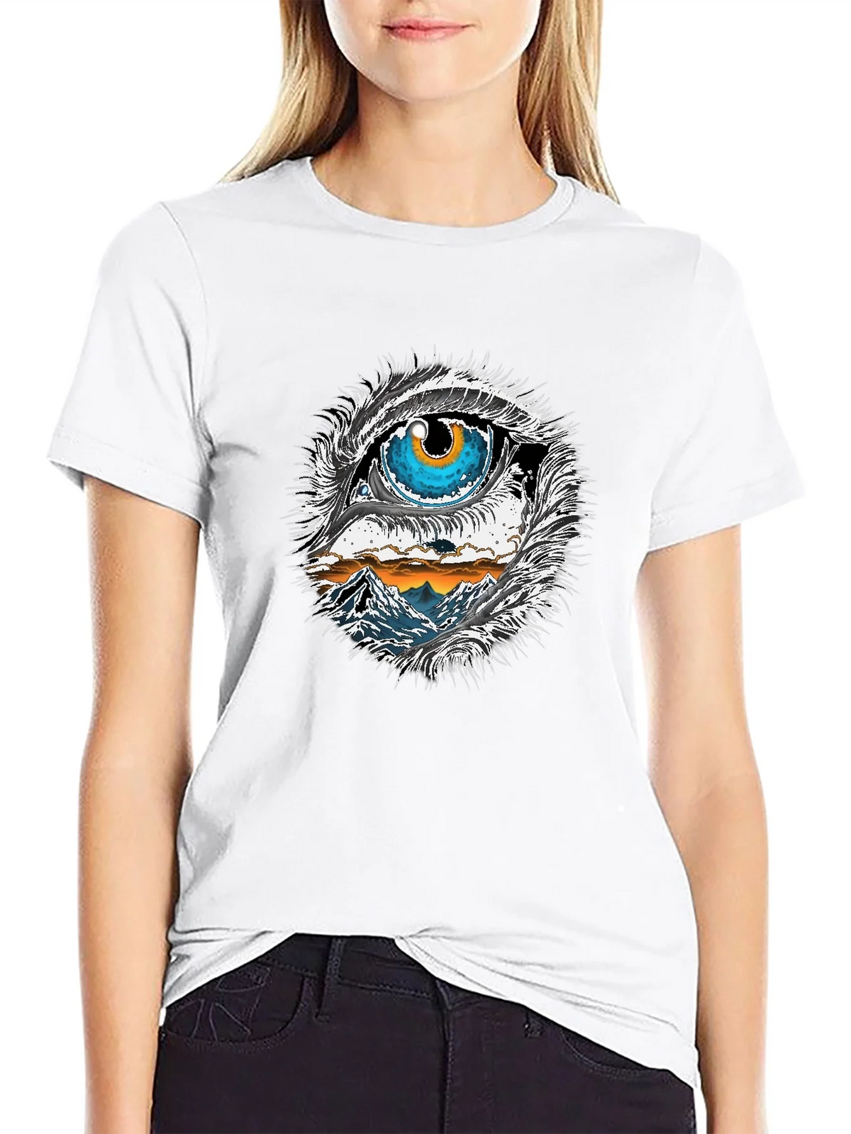 Eye and Mountain Graphic Tee product image 3