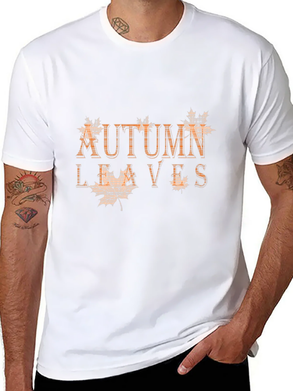 Autumn Leaves Graphic Tee - Stylish Fall Apparel product image 3