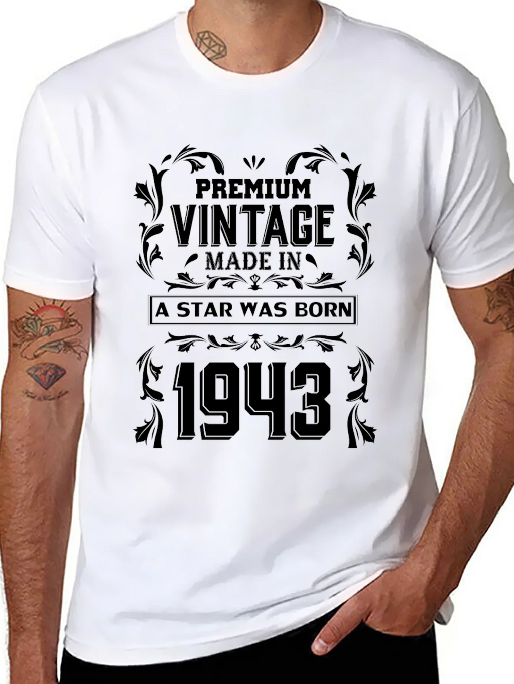 Premium Vintage 1943 Birthday T-Shirt product image 7