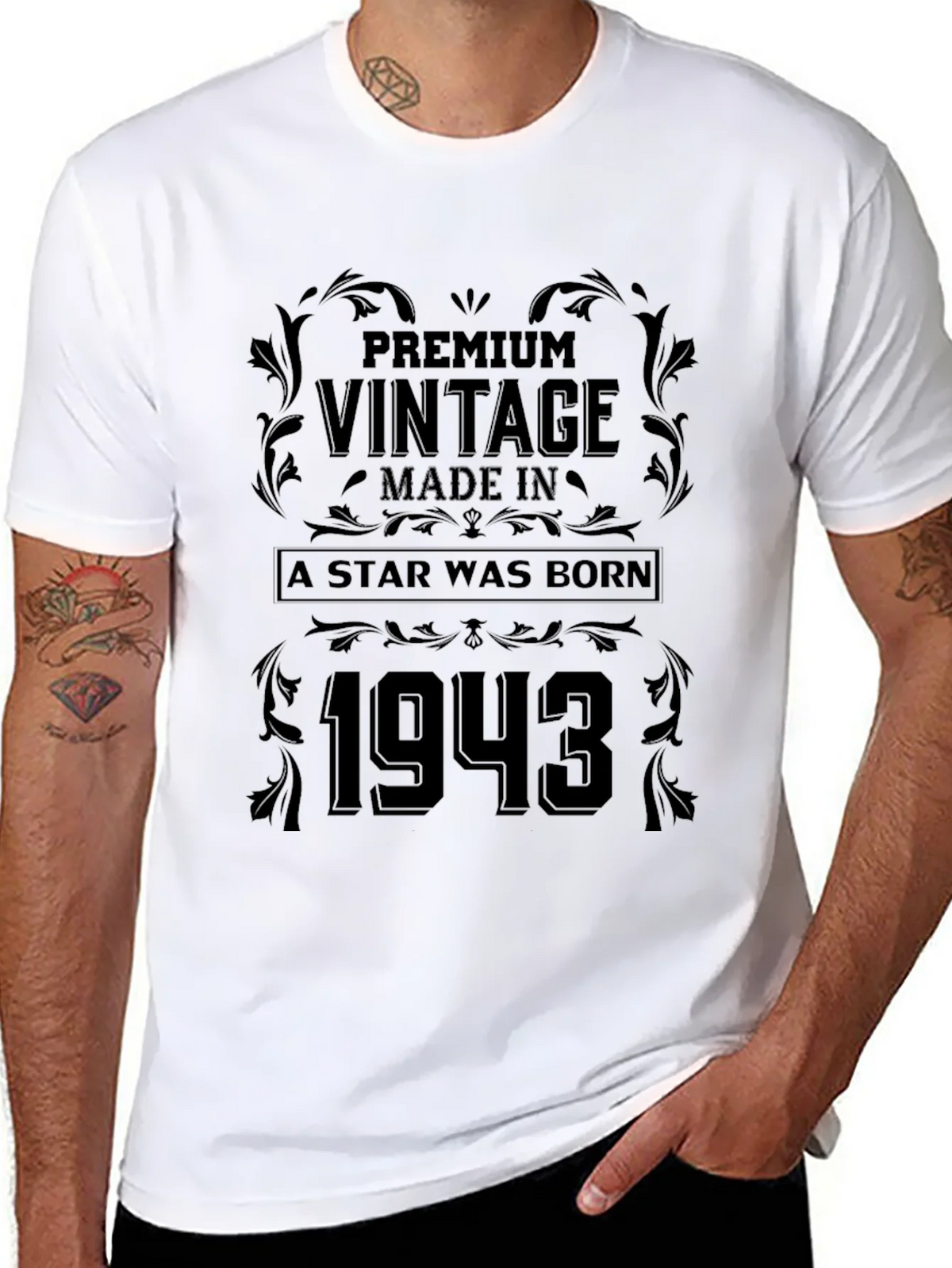Premium Vintage 1943 Birthday T-Shirt product image 7