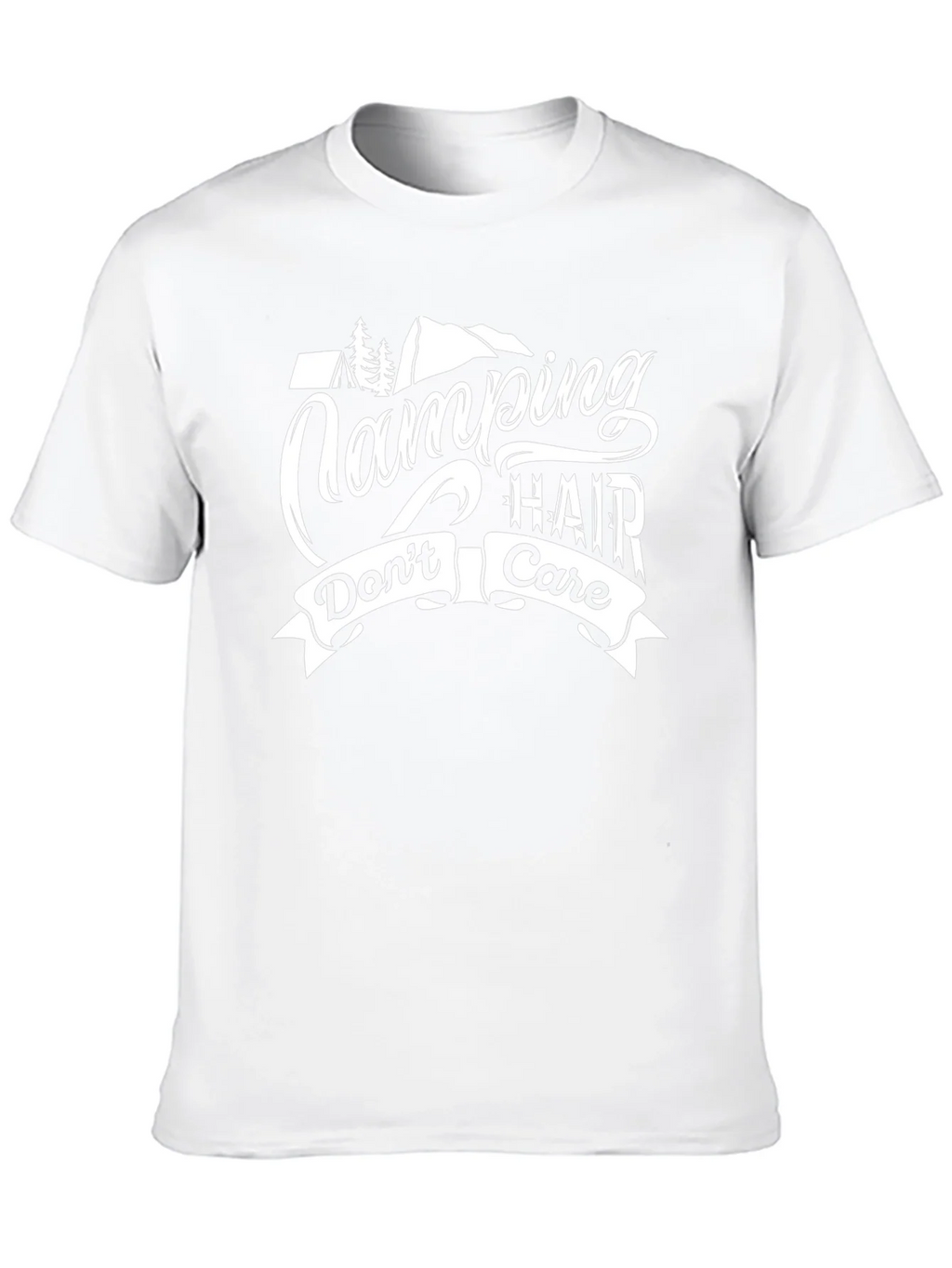 Camping Hair Dont Care Graphic Tee product image 6