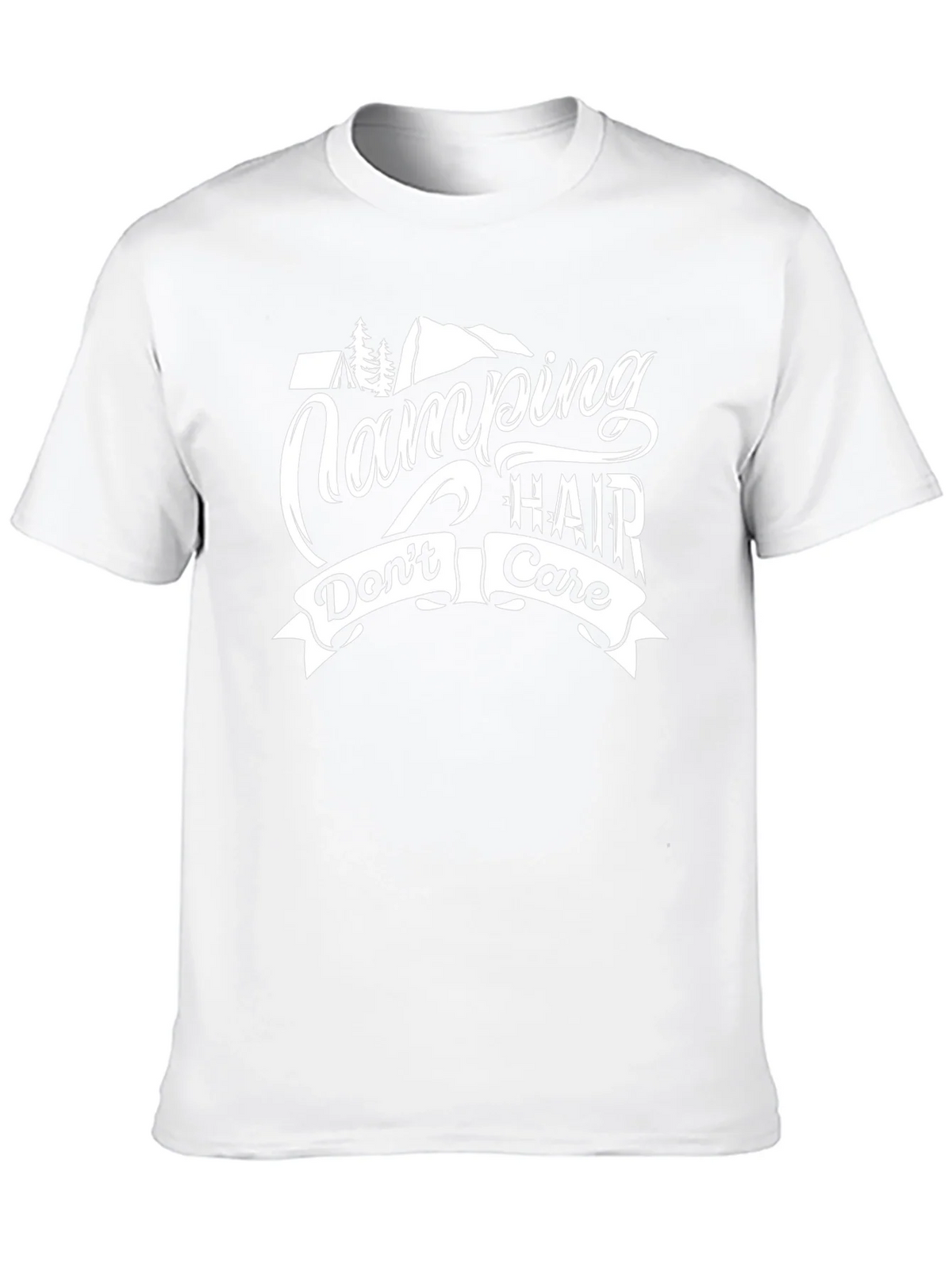 Camping Hair Dont Care Graphic Tee product image 6