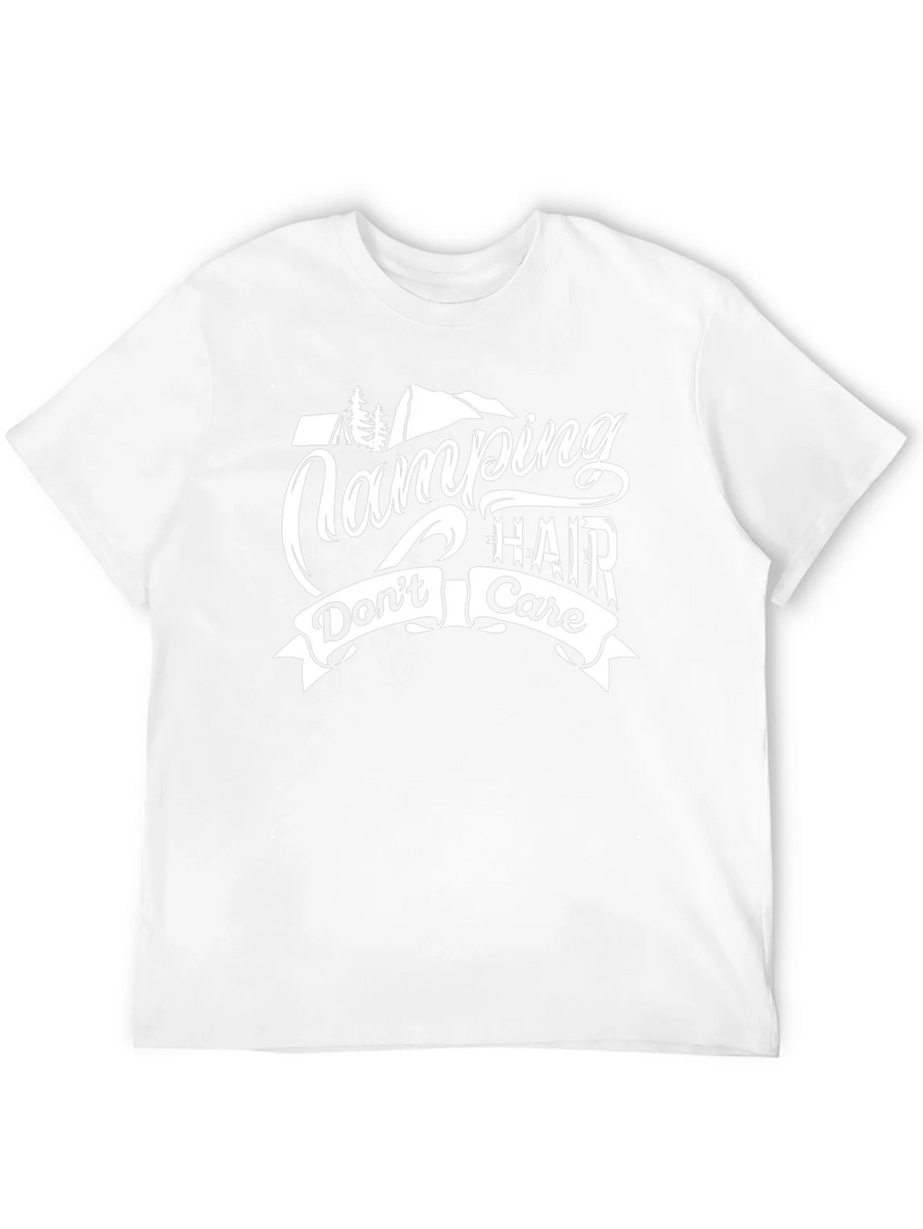 Camping Hair Dont Care Graphic Tee product image 7