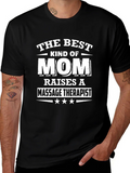 Best Mom Raises Massage Therapist T-Shirt product image 1