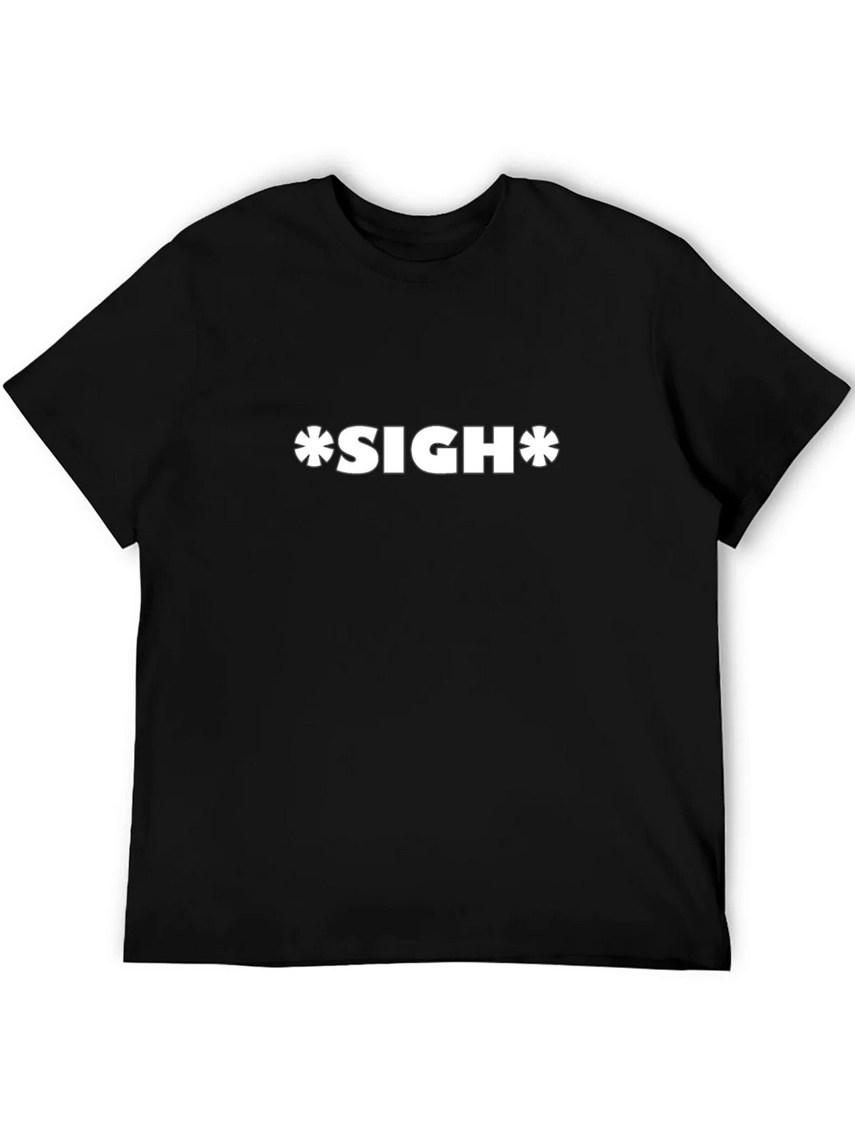 *SIGH* Graphic T-Shirt - Mens Black Tee product image 5