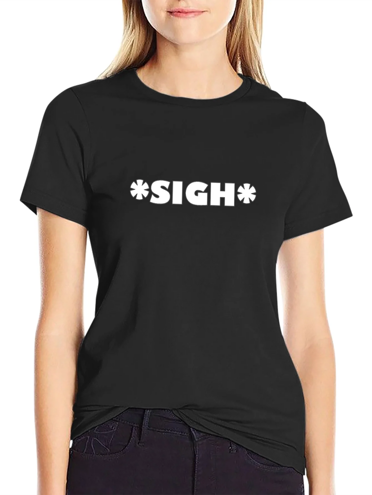 *SIGH* Graphic T-Shirt - Mens Black Tee product image 2