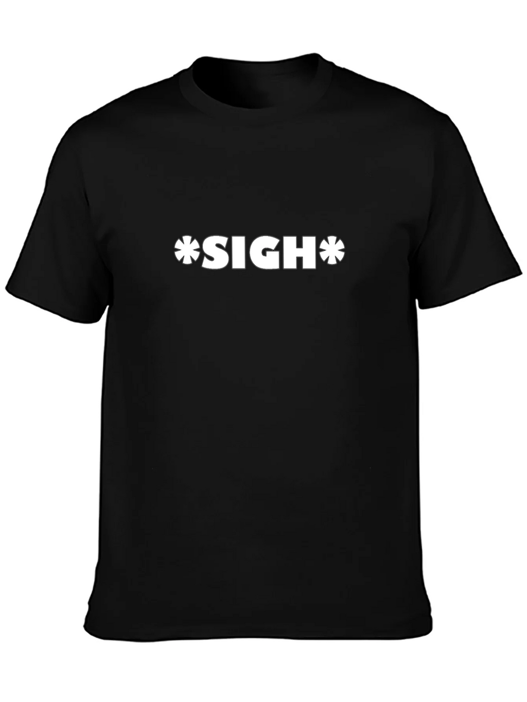 *SIGH* Graphic T-Shirt - Mens Black Tee product image 3