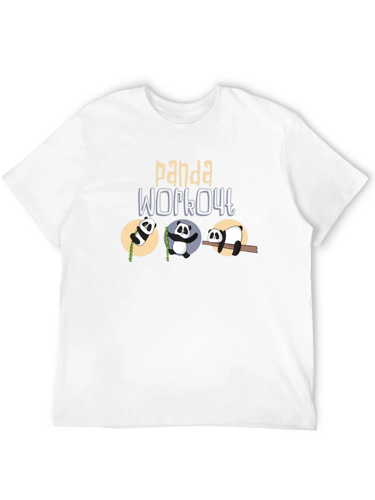 Panda Workout Graphic Tee product image 11