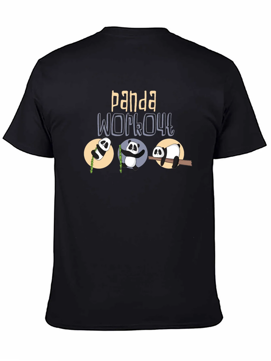 Panda Workout Graphic Tee product image 4