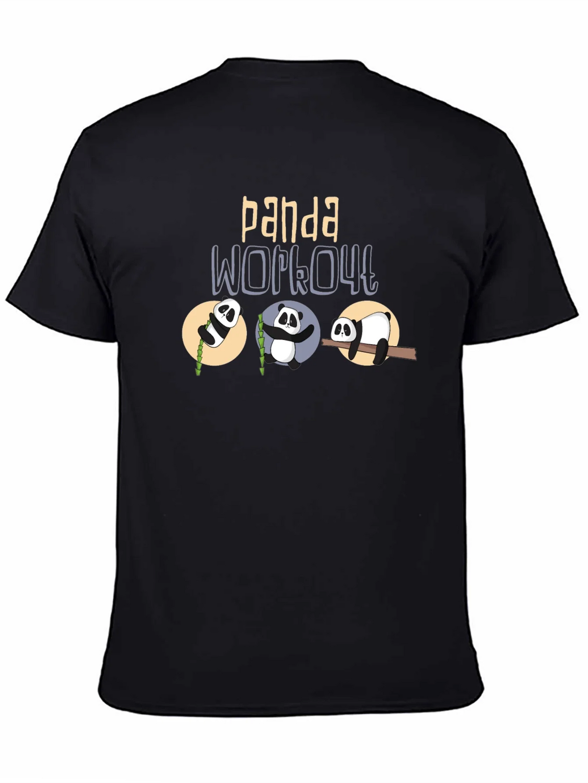 Panda Workout Graphic Tee product image 4