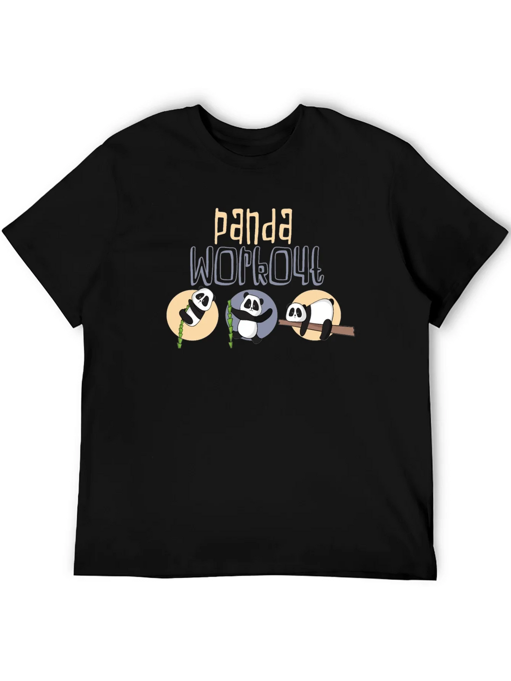 Panda Workout Graphic Tee product image 5