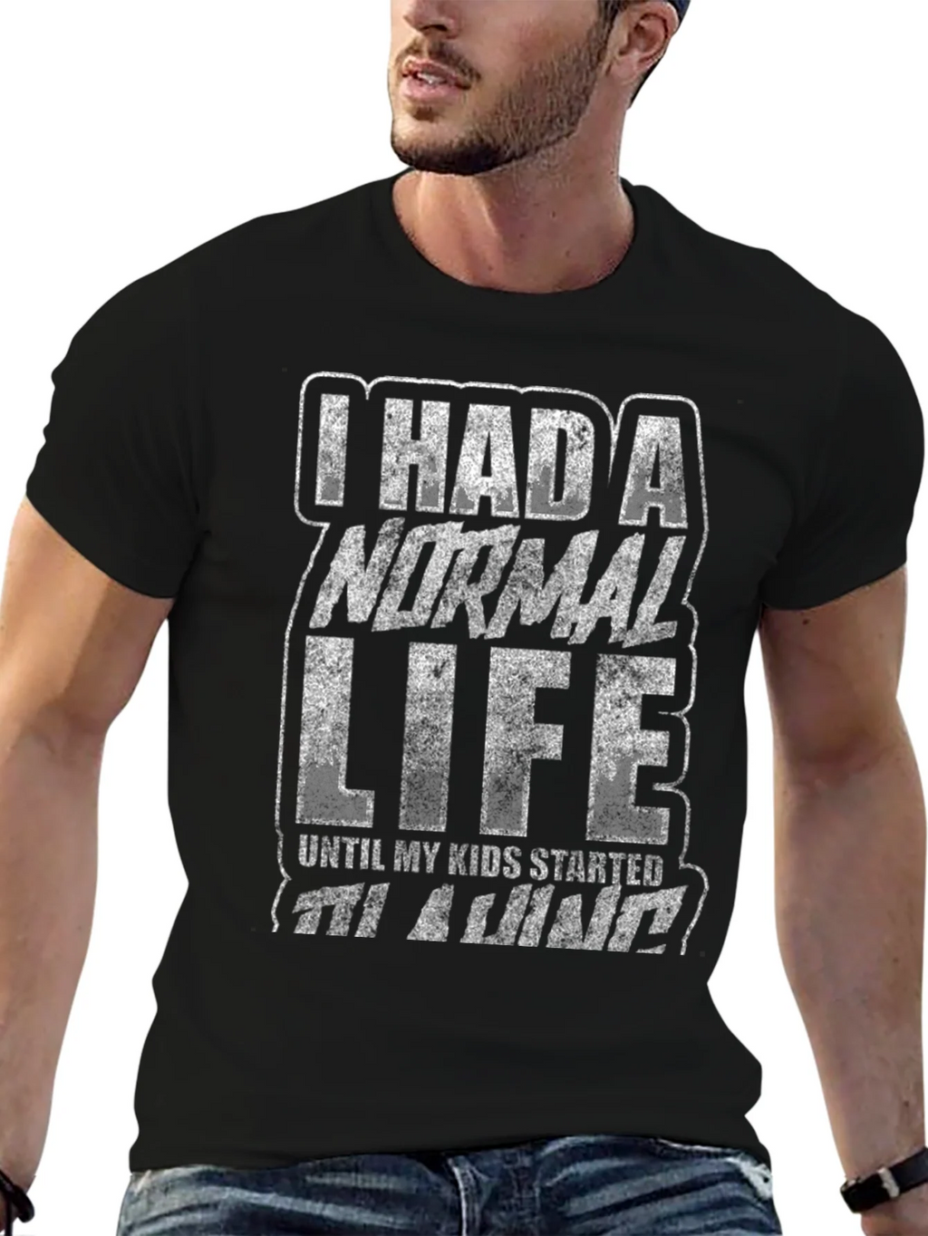 I Had a Normal Life Funny Graphic T-Shirt product image 2