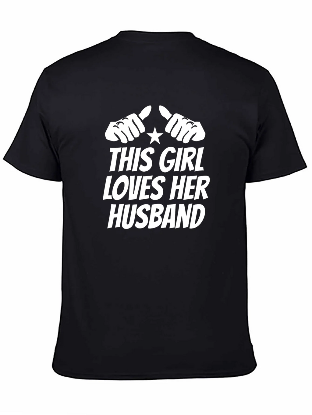 This Girl Loves Her Husband T-Shirt product image 4