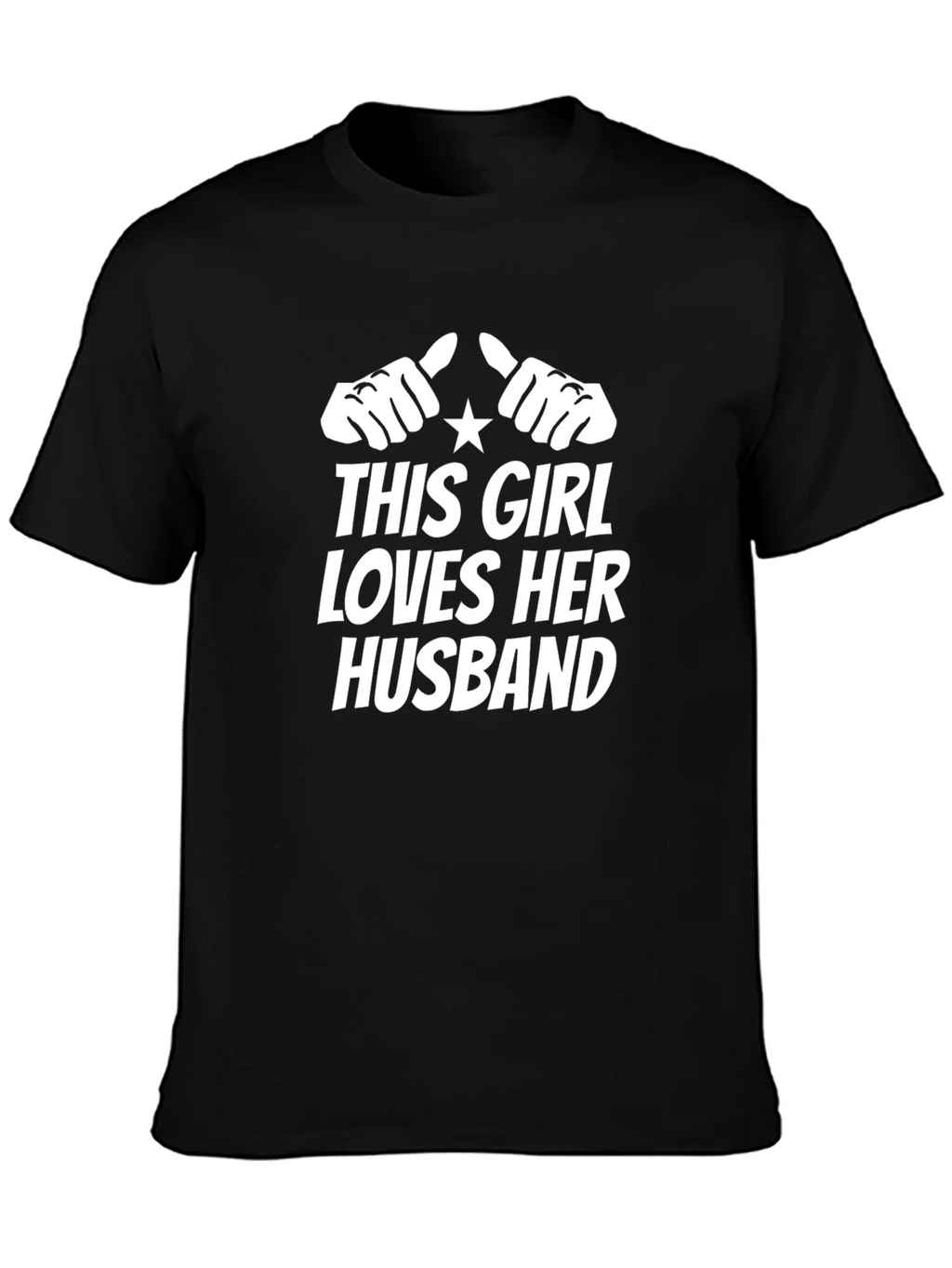 This Girl Loves Her Husband T-Shirt product image 3