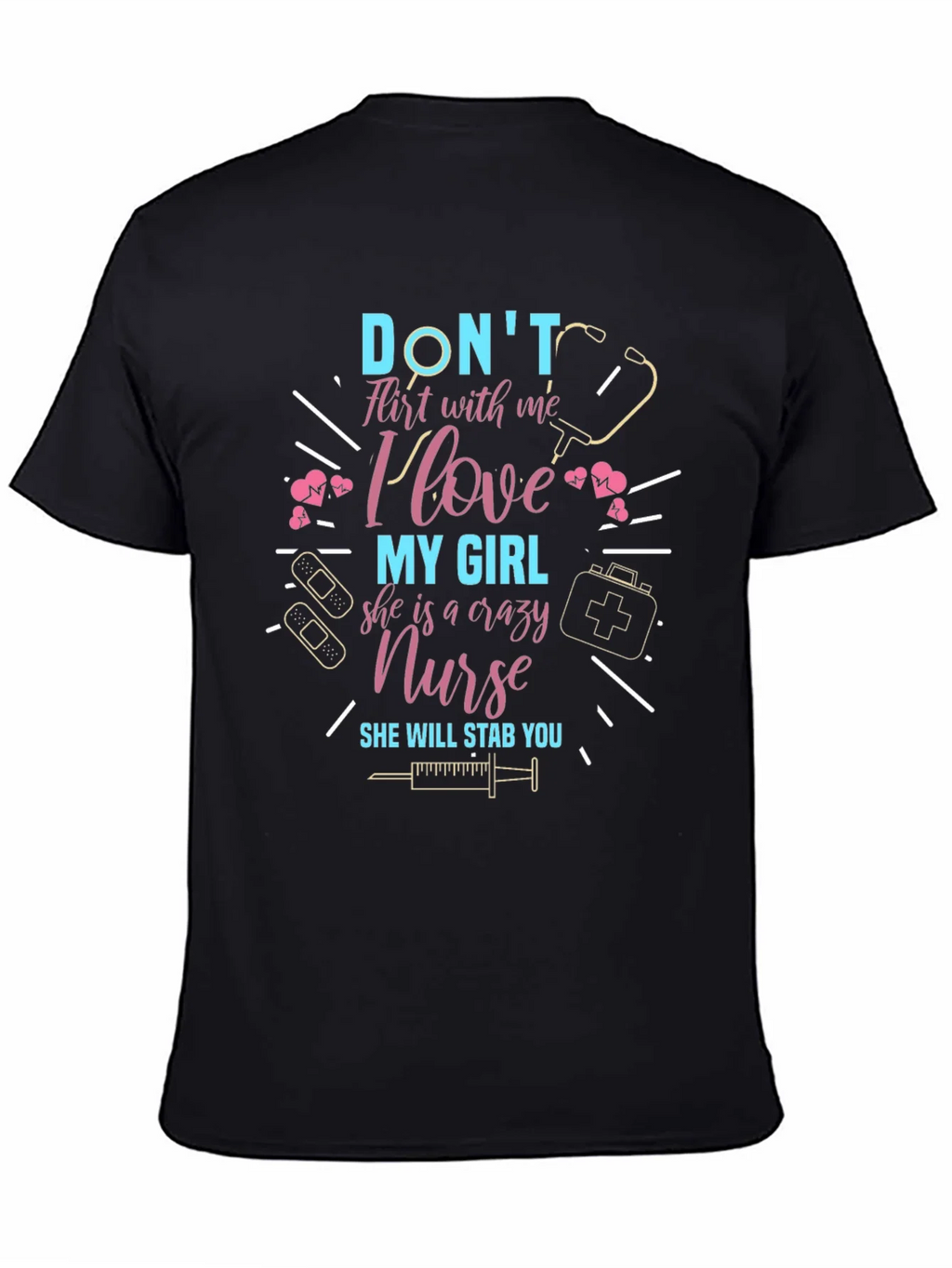 Crazy Nurse T-Shirt - Dont Flirt With Me product image 3