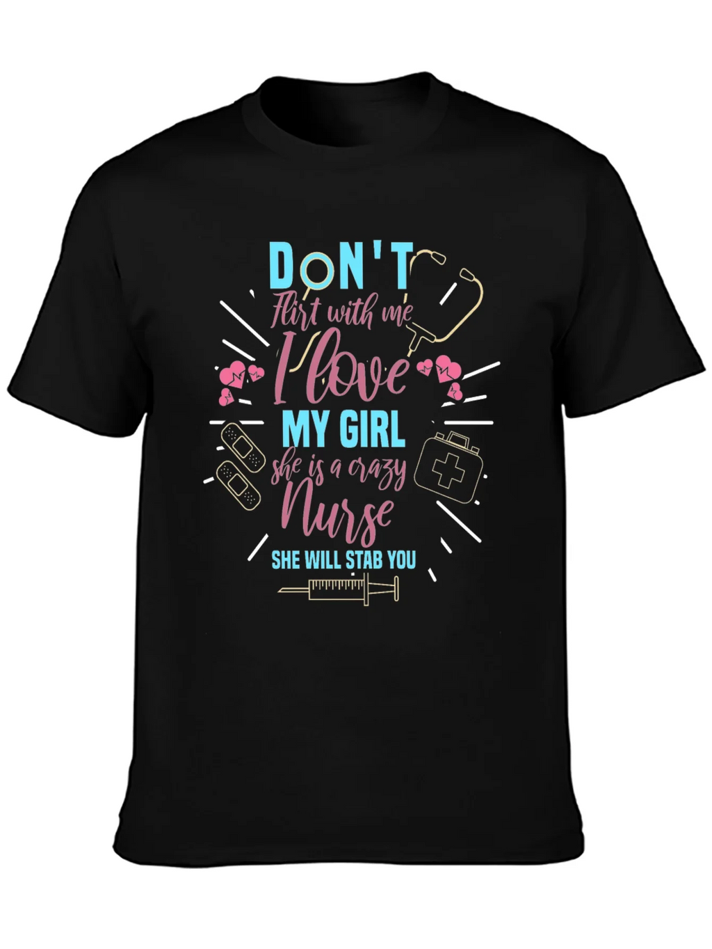 Crazy Nurse T-Shirt - Dont Flirt With Me product image 2