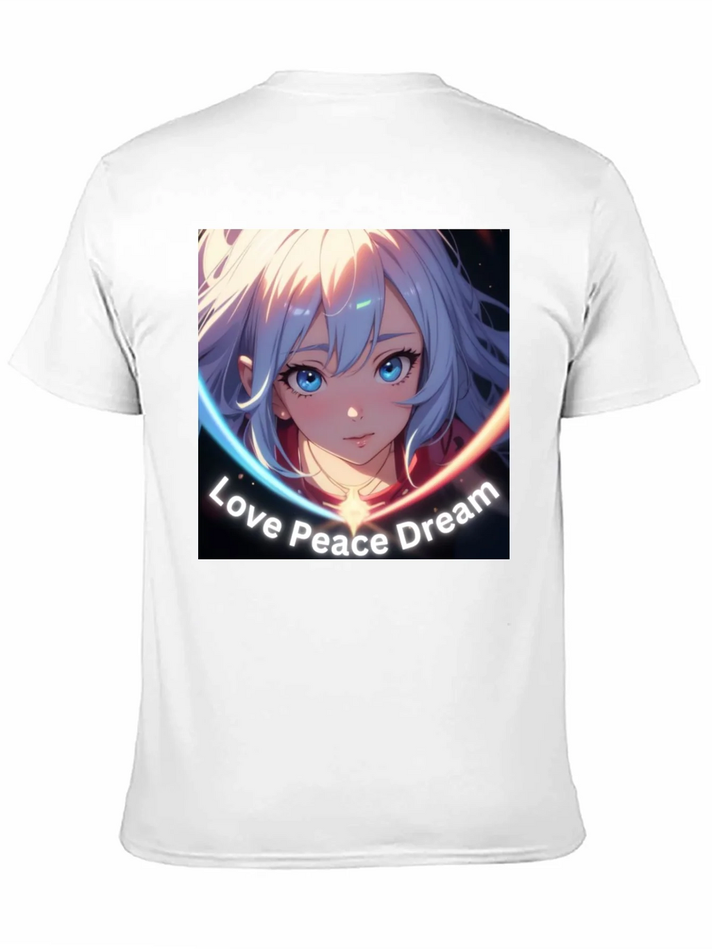 Anime Girl Love Peace Dream Graphic T-Shirt product image 10