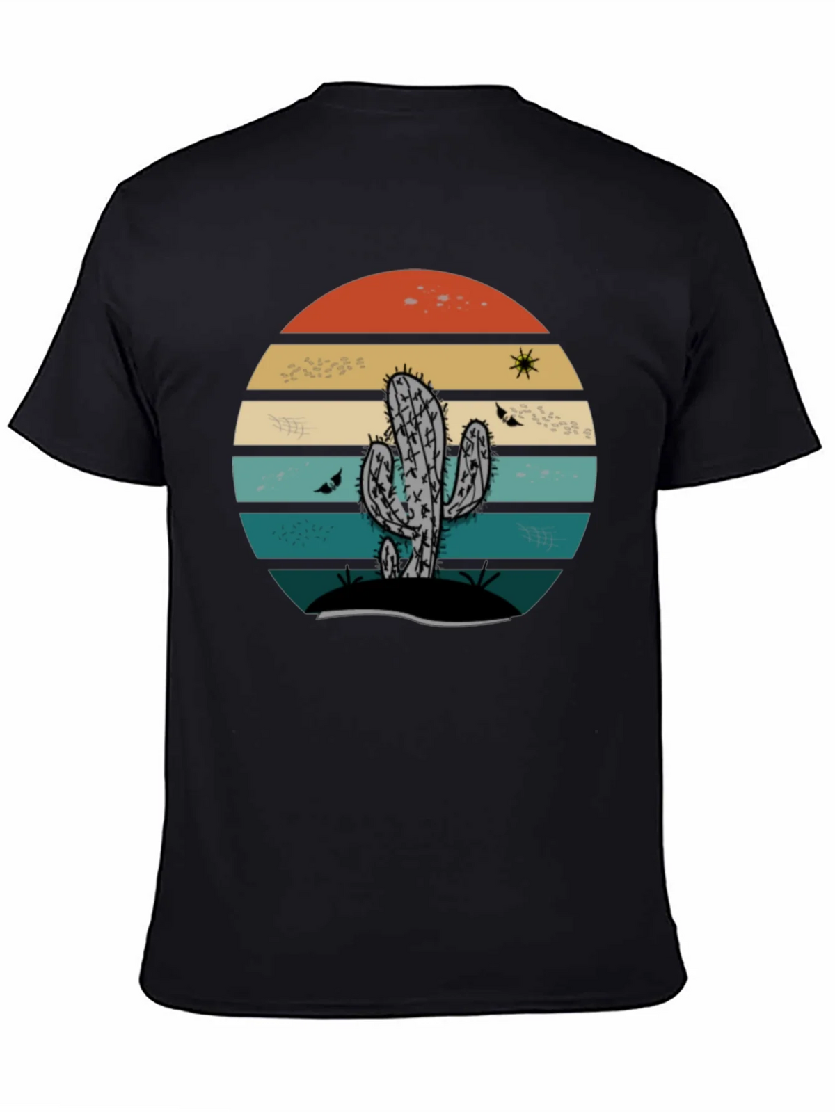 Retro Cactus Sunset Tee product image 1